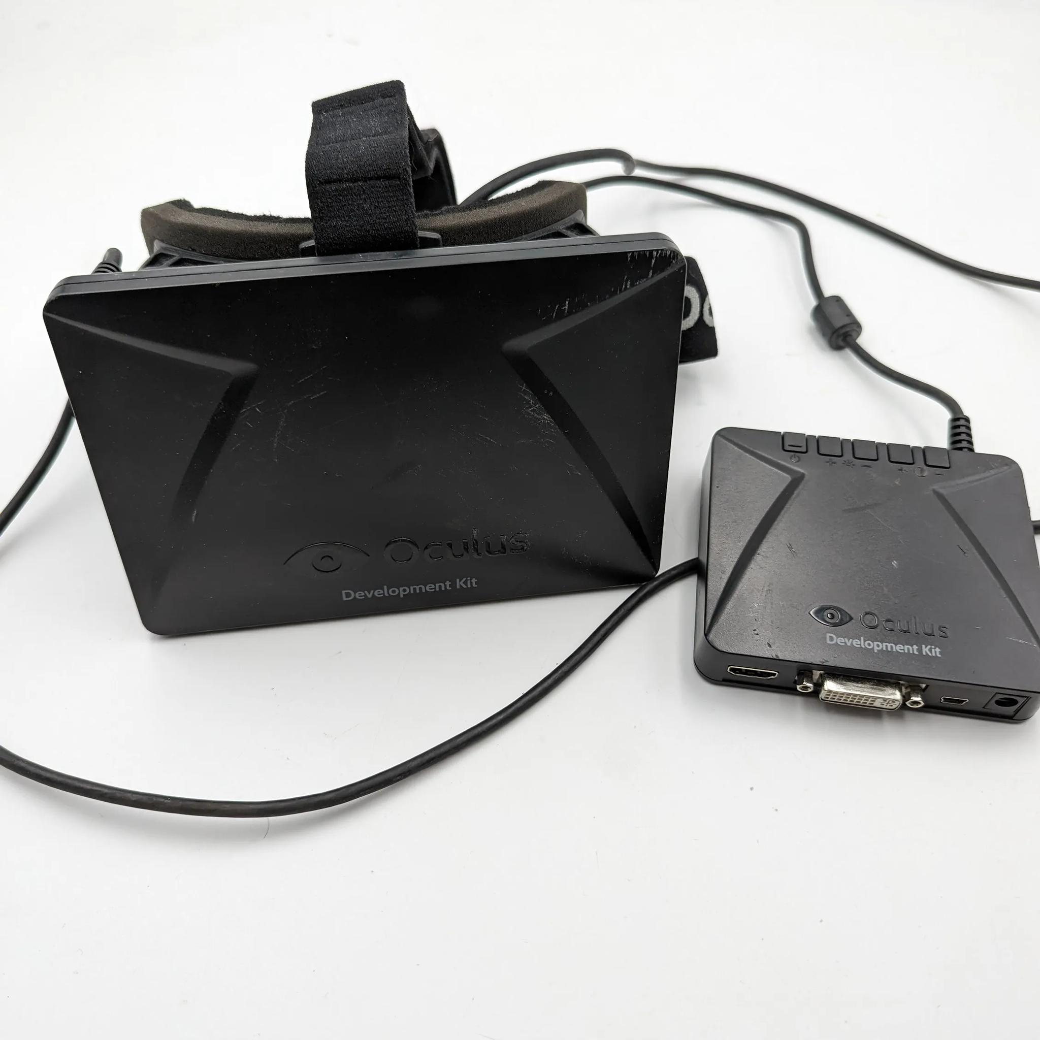 Oculus Dev Kit headset.