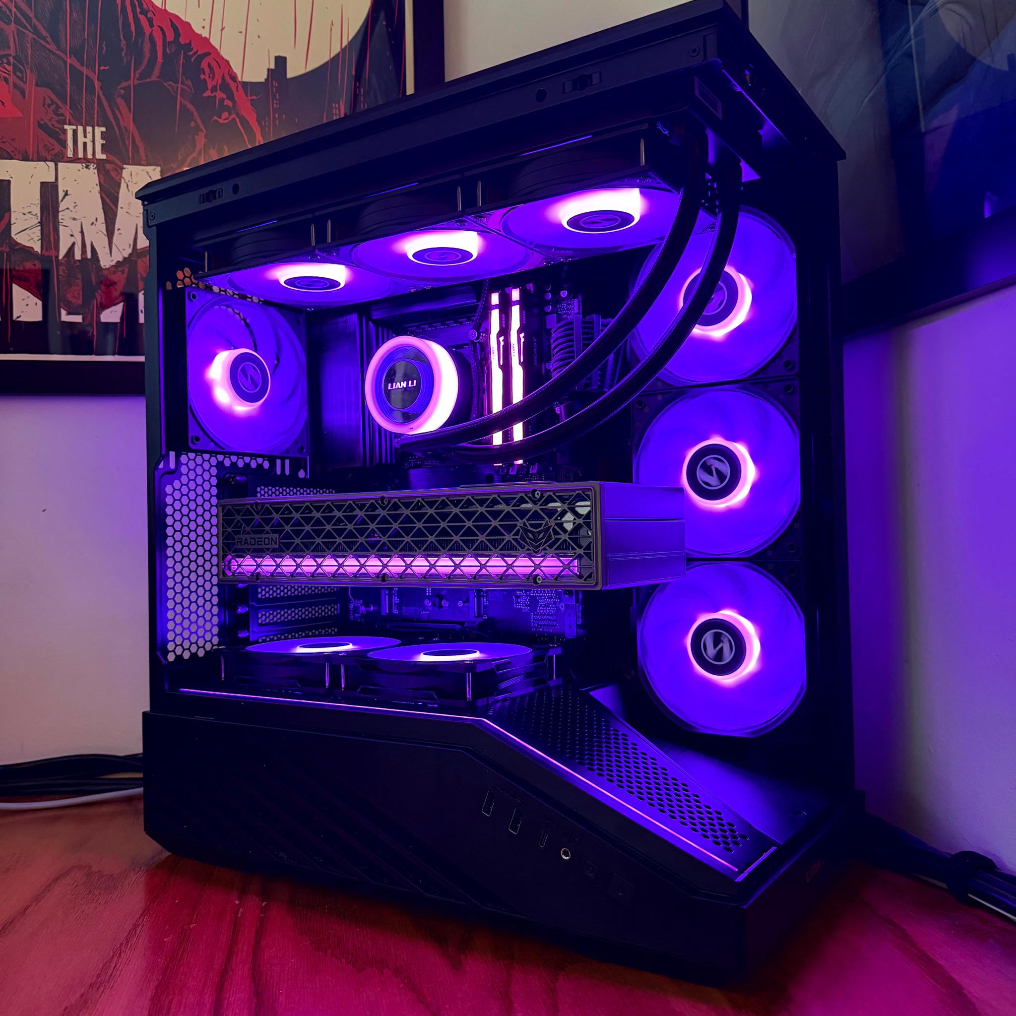 Dark Singularity II - RX 9070 XT | Ryzen 7 9800x3d | 32G @6000 MT/sec | 2TB NVME | 1000 W Platinum