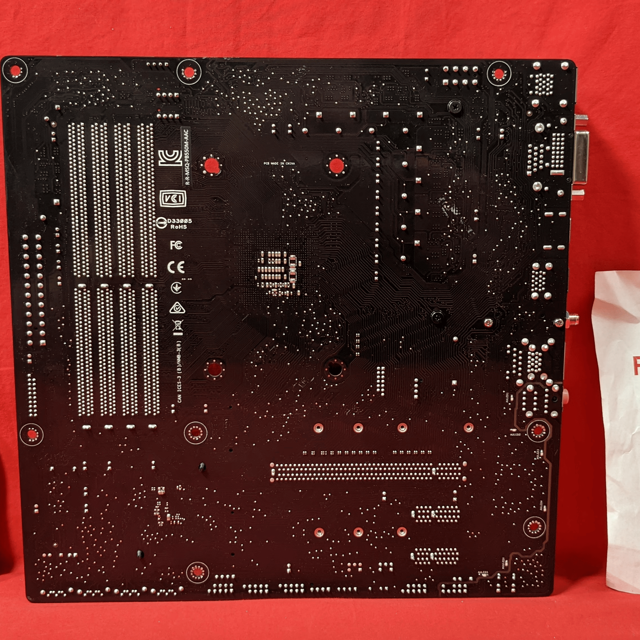 *AS IS/FOR REPAIR* Asus Prime B550M-A AC AMD Socket AM4 DDR4 MicroATX Desktop Motherboard No I/O