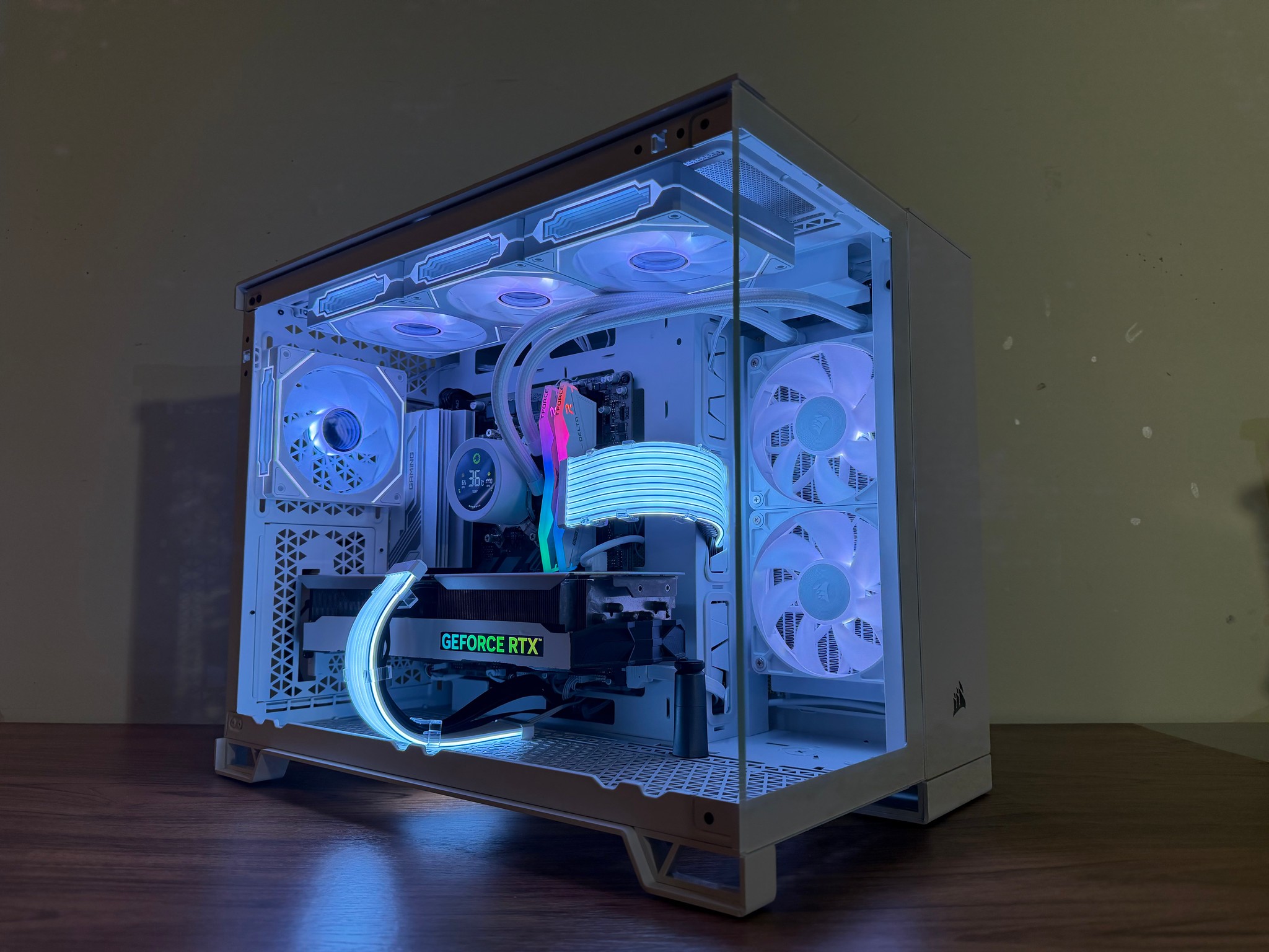 ❄️Corsair Glacier Prime: RTX 4070 Ti • Ryzen 9600X • DDR5 • All-White RGB Build