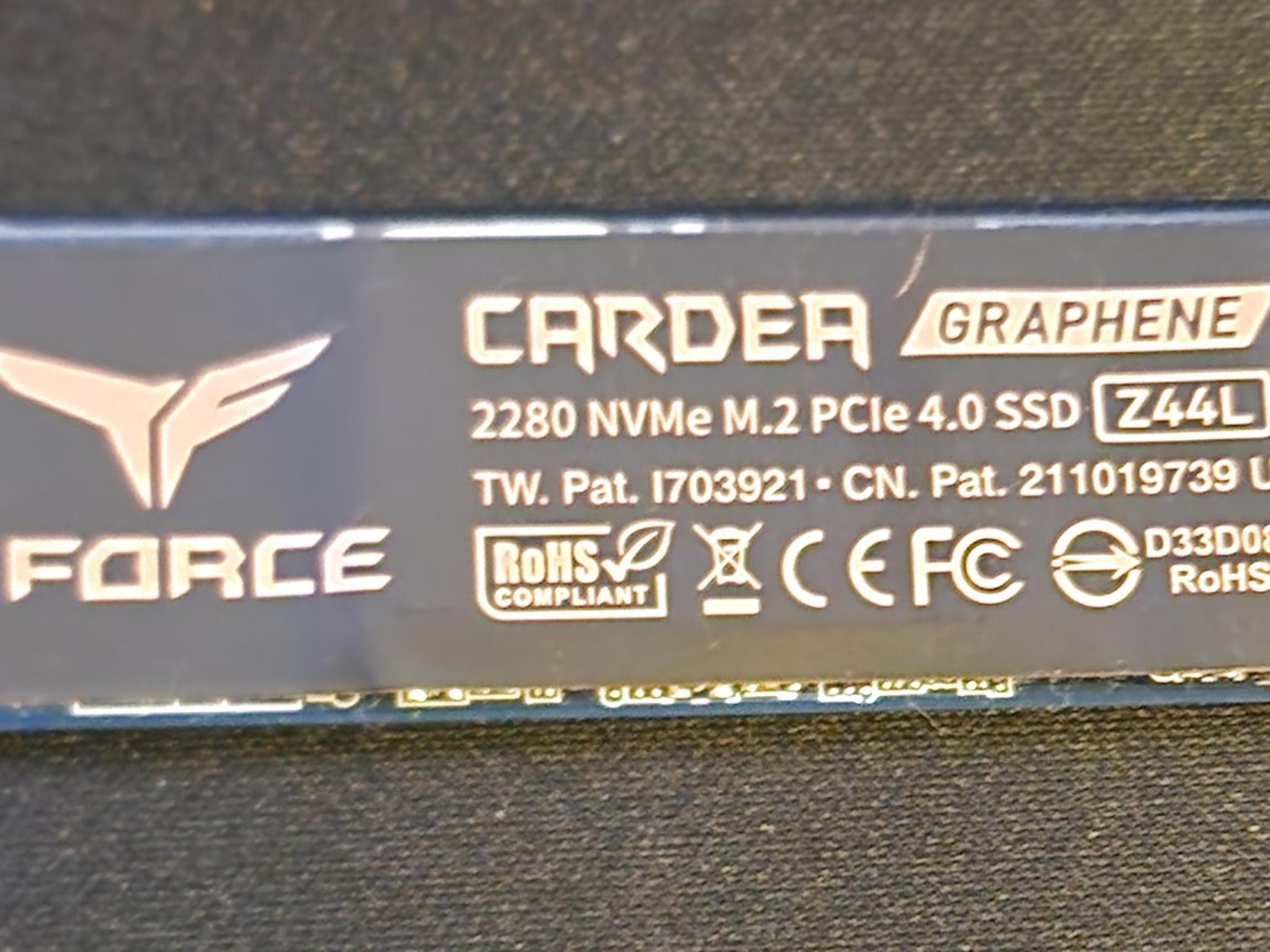 Tforce 2tb CARDEA Z44L M.2 PCIe SSD