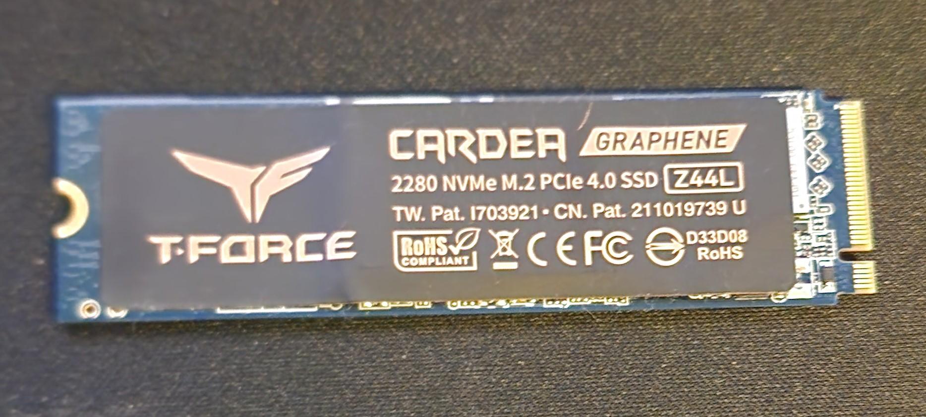 Tforce 2tb CARDEA Z44L M.2 PCIe SSD
