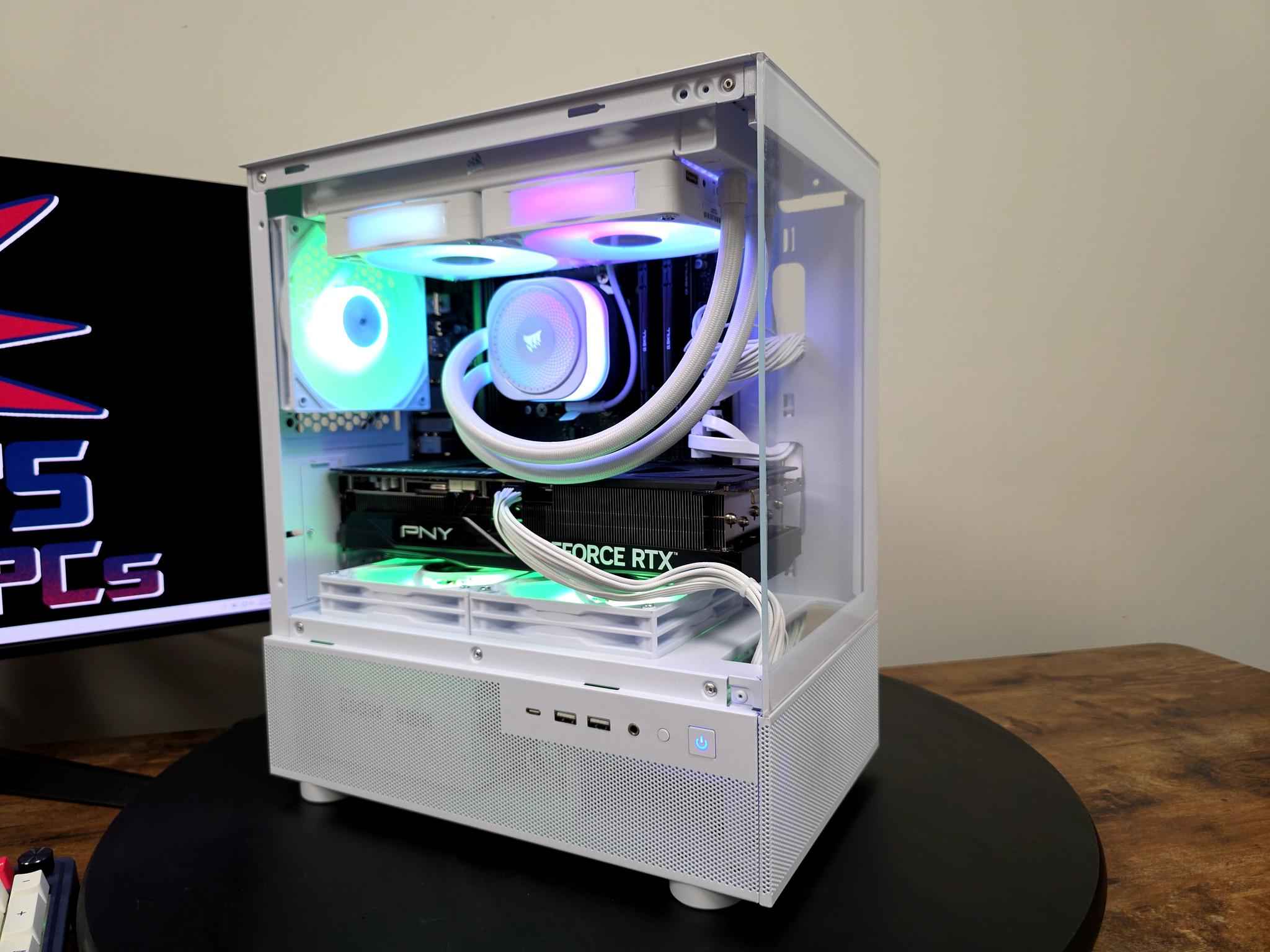 🔥 Ryzen 7 7700 + RTX 5070 Ti 16GB Gaming PC 🔥 💻 32GB DDR5 6000 | 2TB NVMe SSD | White RGB Build