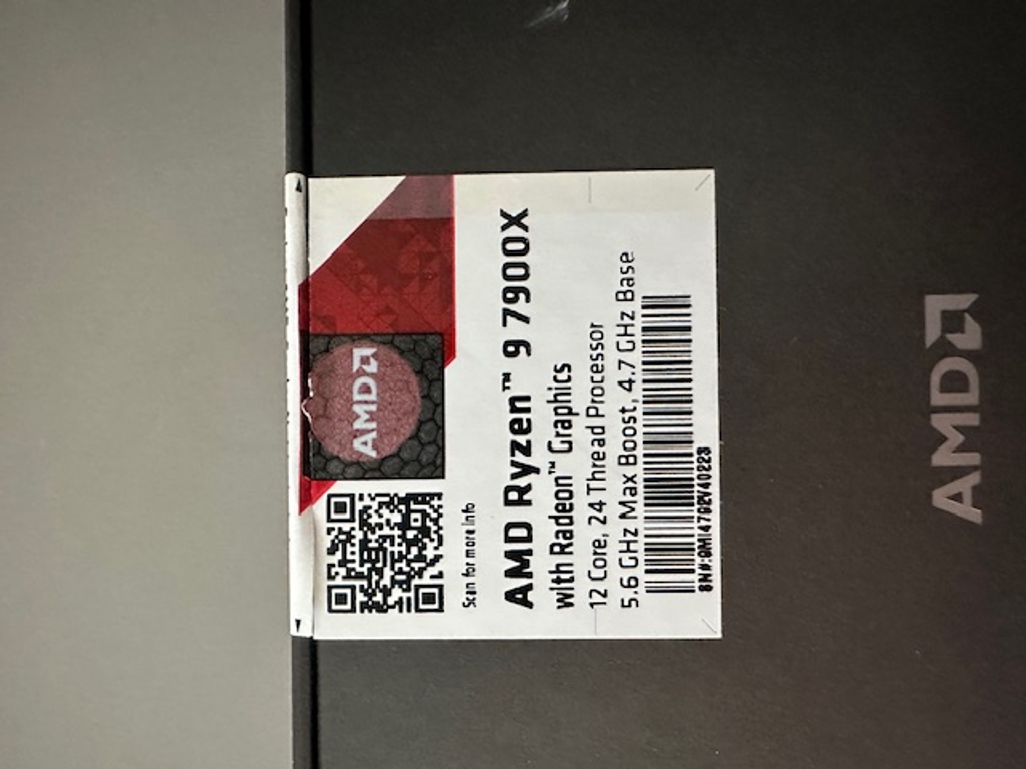 AMD Ryzen 9 7900X