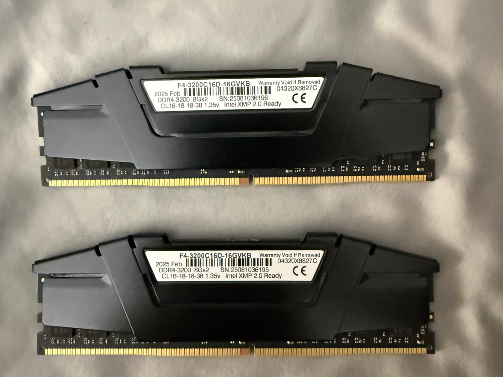 G.SKILL Ripjaws Series 16GB (2 x 8GB) 260-Pin DDR4-3200