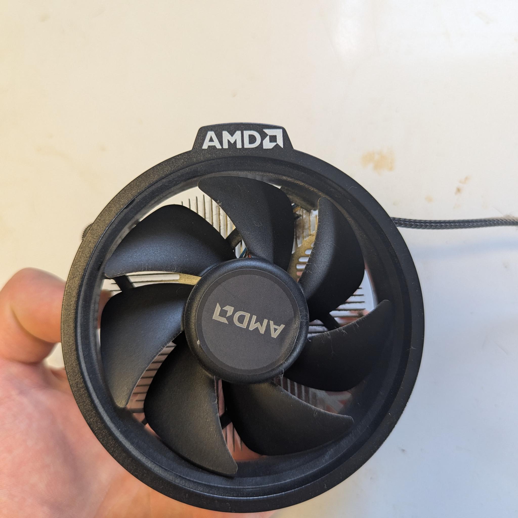 AMD Ryzen 3 3200G with stock cooler