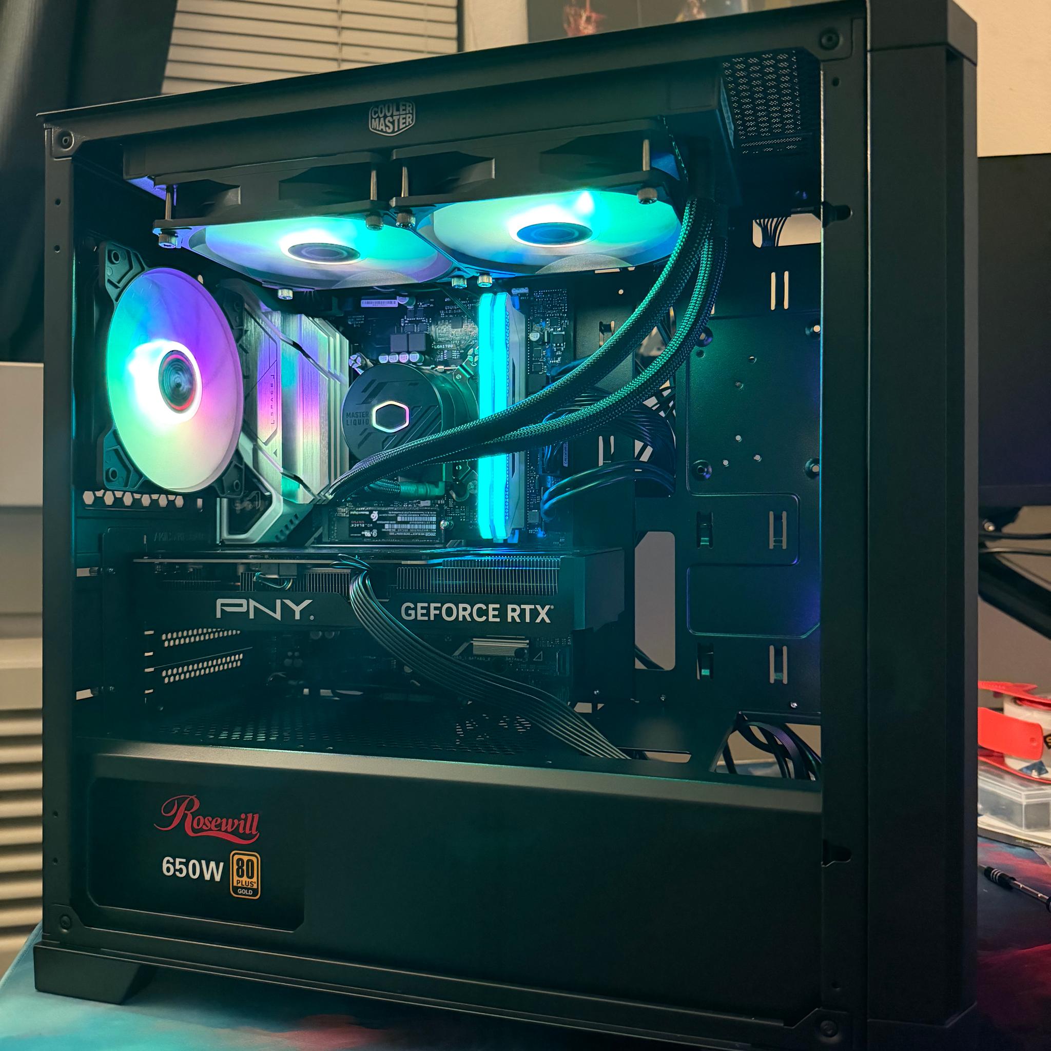 Intel Productivity PC! - Intel i5-14600KF | RTX 4070 Super | 32GB DDR4 | 3.25TB Storage!