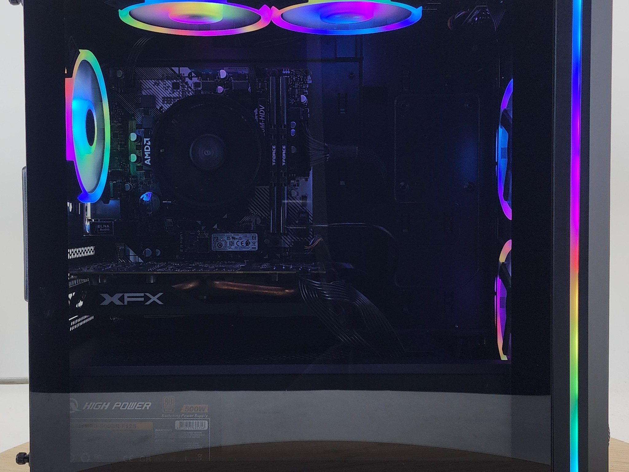 Gaming PC Ryzen 3 2300X 16GB RAM 256GB SSD + 1TB HDD RX 470 8GB Win11 Computer