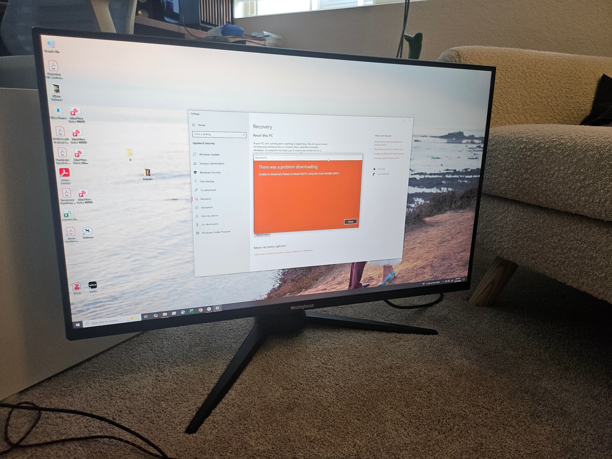 Westinghouse WM32DX9019 32in WQHD Widescreen LED Monitor