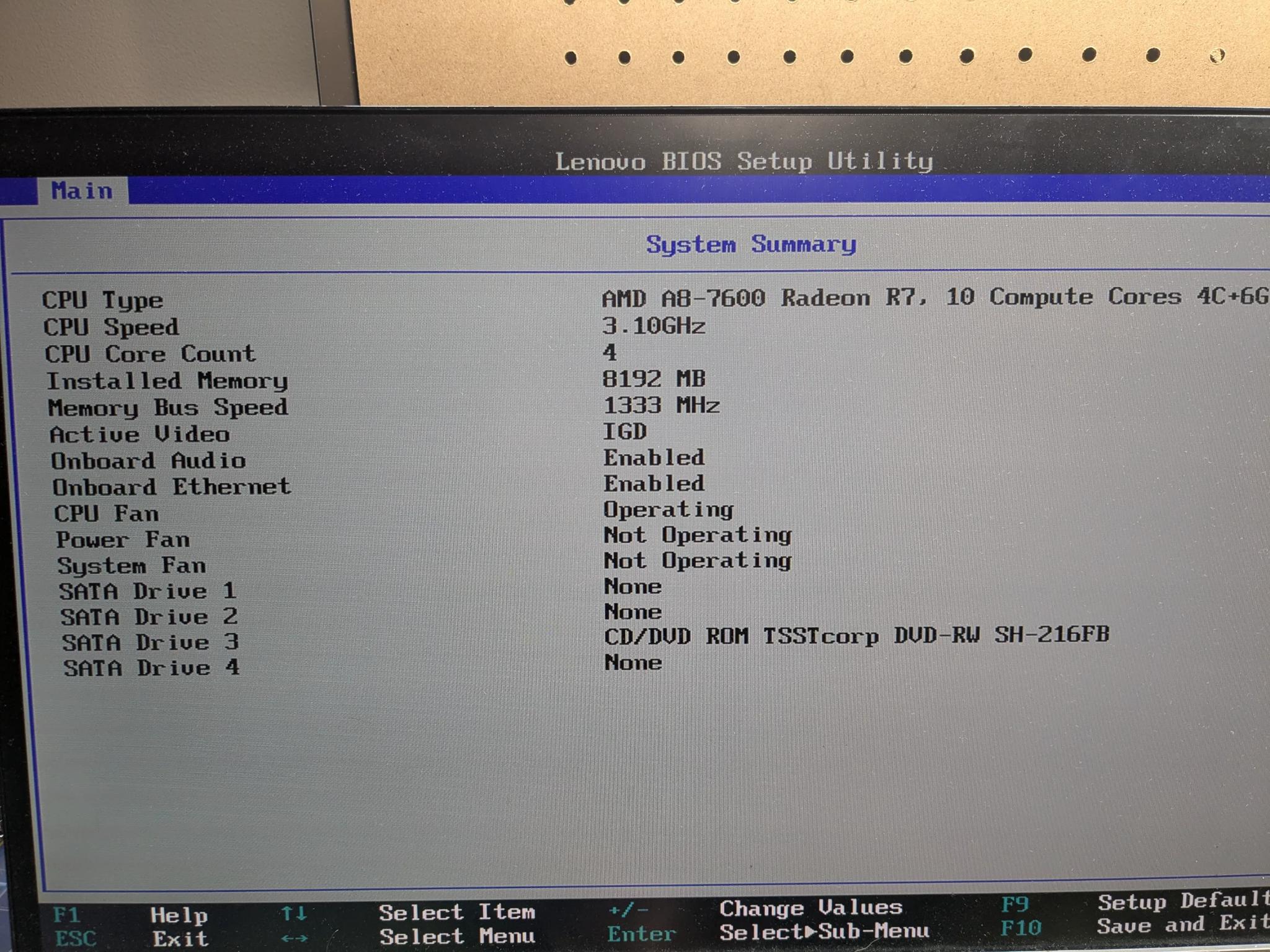 Office PC Barebones | A8-7600 Quad Core, 8GB DDR3 RAM, NO HDD, NO OS | POSTS