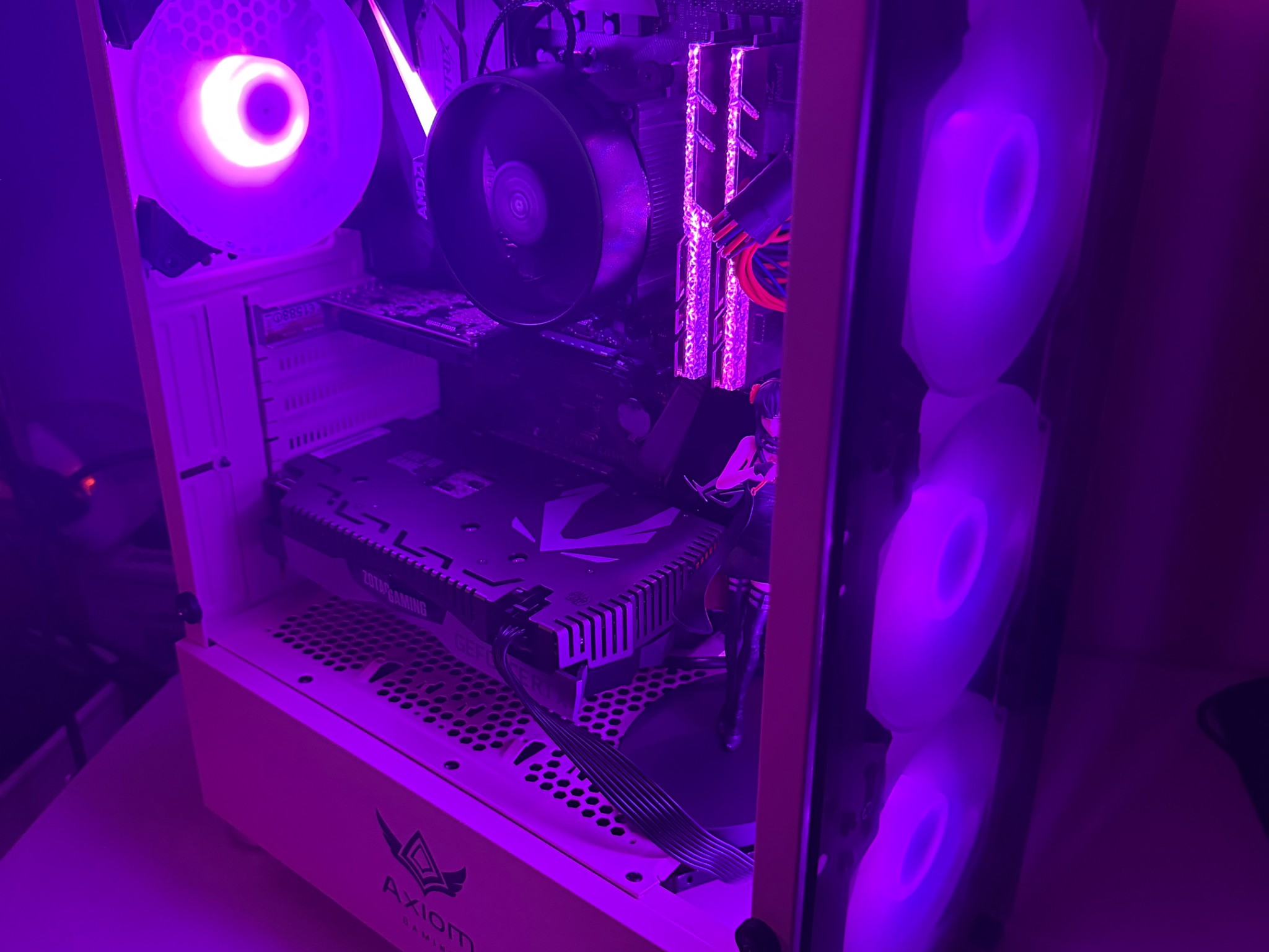 Pink Sparkle✨ Gaming PC | Ryzen 5 2600X | RTX 2060 | 16GB RAM | 120GB SSD/1.5TB HDD | Windows 11 Pro