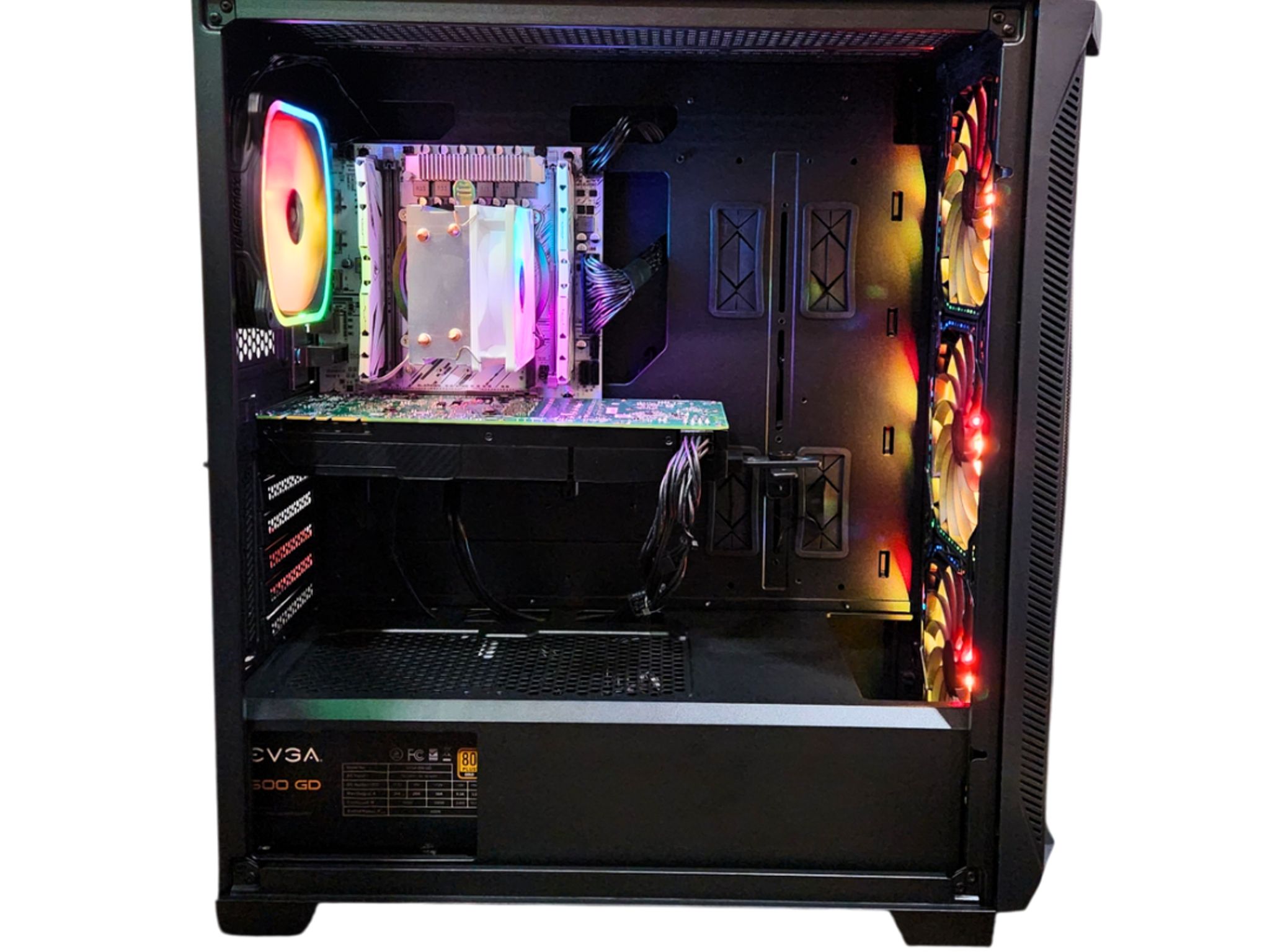 🔥Heatwave☀️: GTX 1080 | Xeon E5-2630 V4 | 16GB RAM | 512GB SSD | 5 RGB Fans | Black RGB Gaming PC