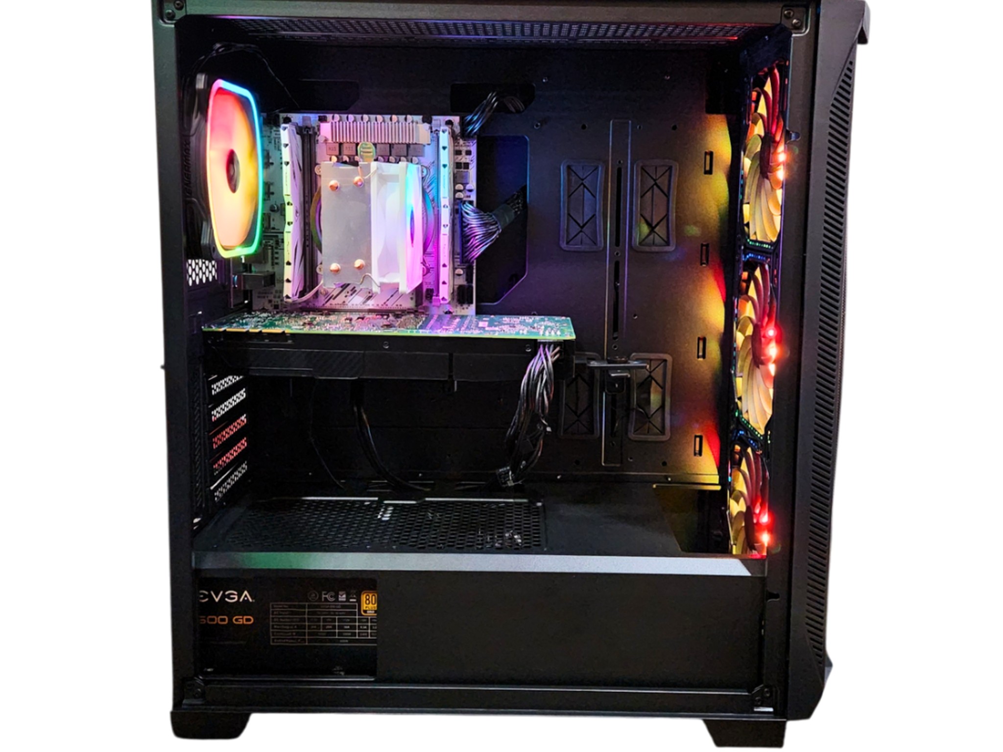 🔥Heatwave☀️: GTX 1080 | Xeon E5-2630 V4 | 16GB RAM | 512GB SSD | 5 RGB Fans | Black RGB Gaming PC