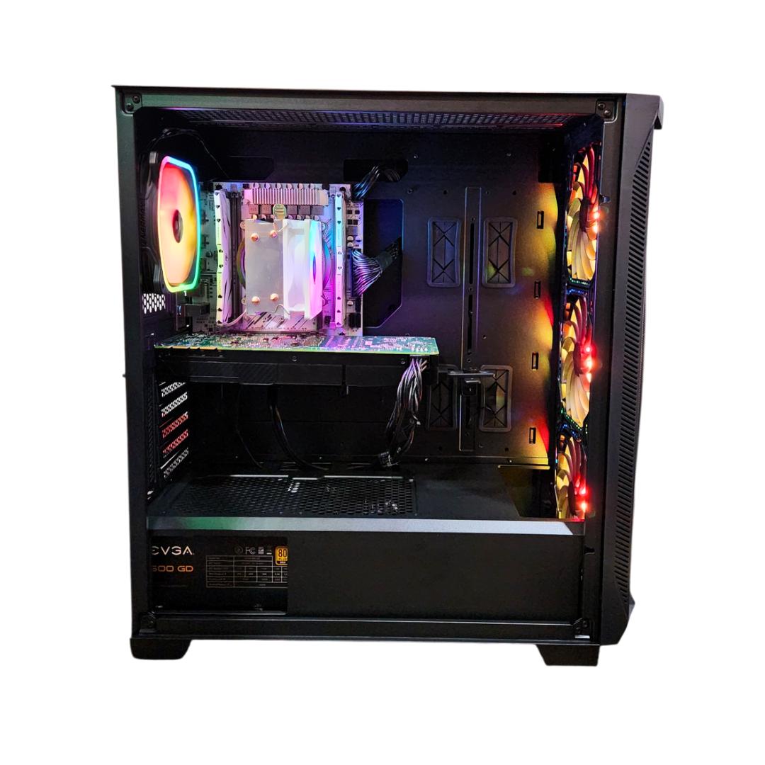 🔥Heatwave☀️: GTX 1080 | Xeon E5-2630 V4 | 16GB RAM | 512GB SSD | 5 RGB Fans | Black RGB Gaming PC