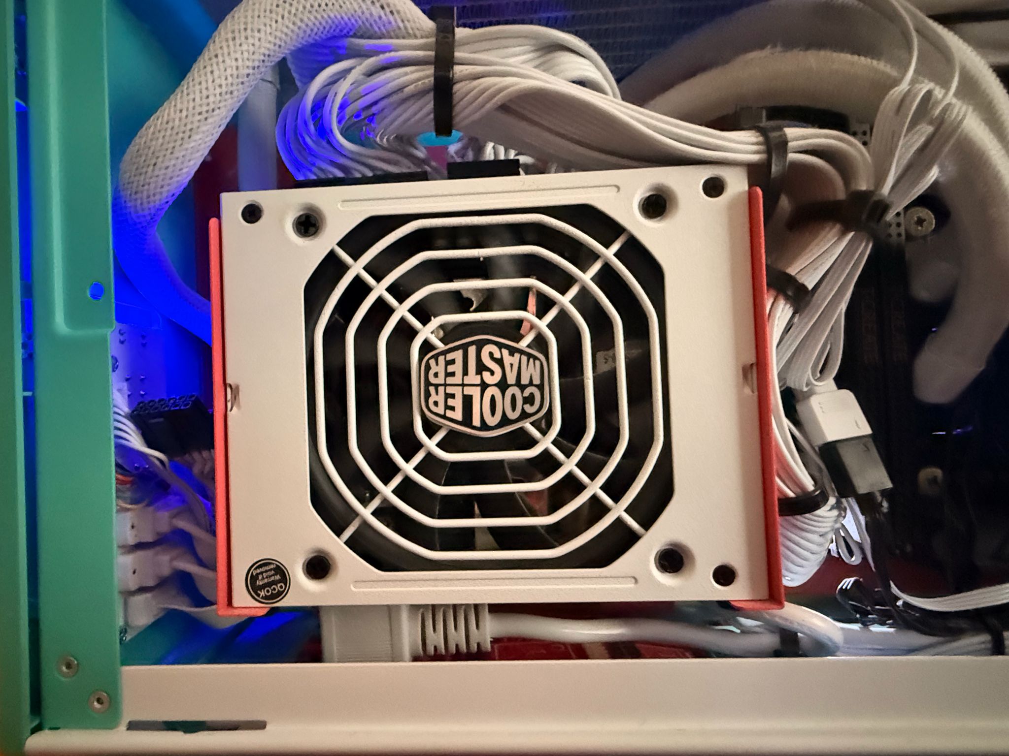 Asus FOG B760ibi9 -12900k - custom all white tram chassis- aio by corsair