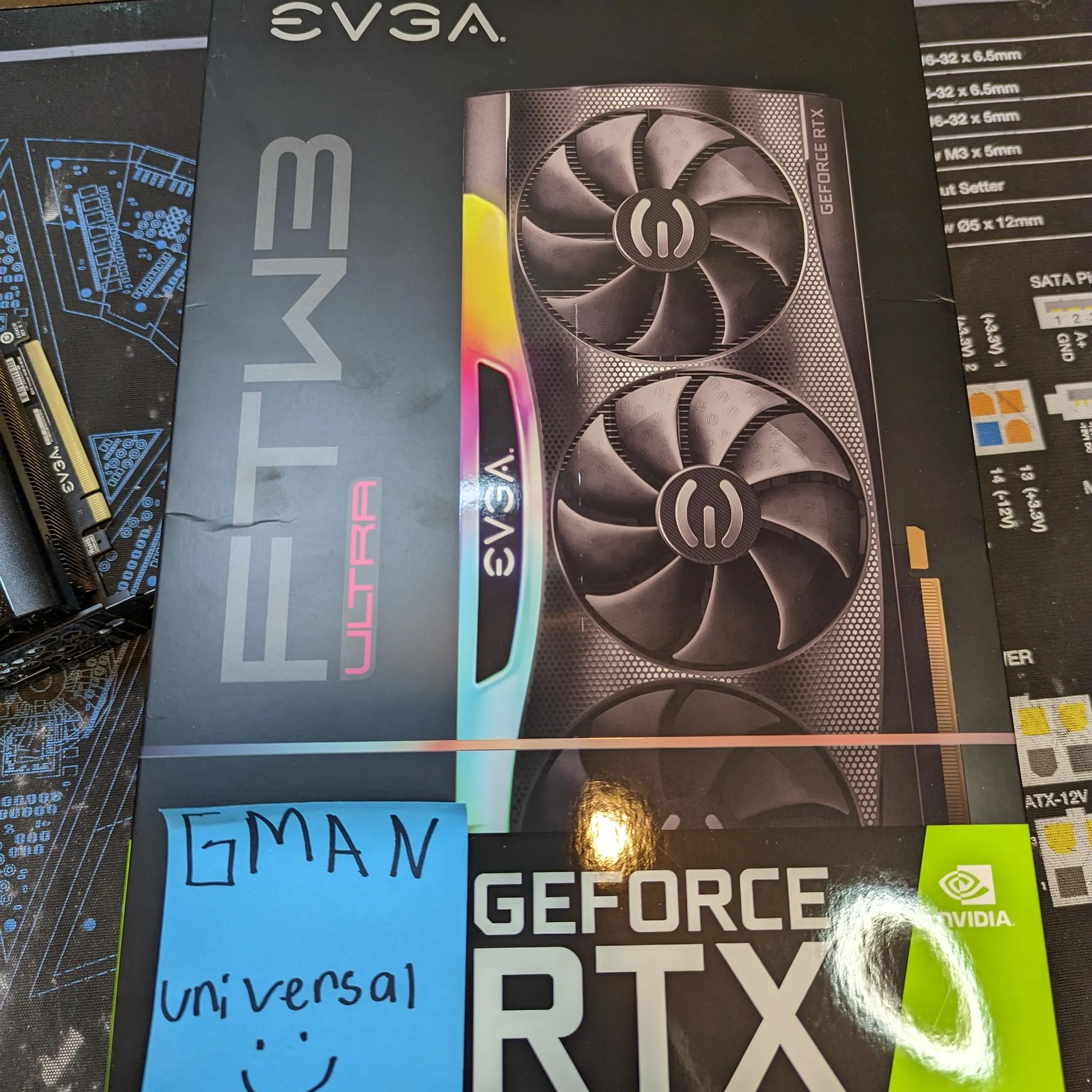 EVGA GeForce RTX 3070 8 GB FTW3 ULTRA GAMING Video Card