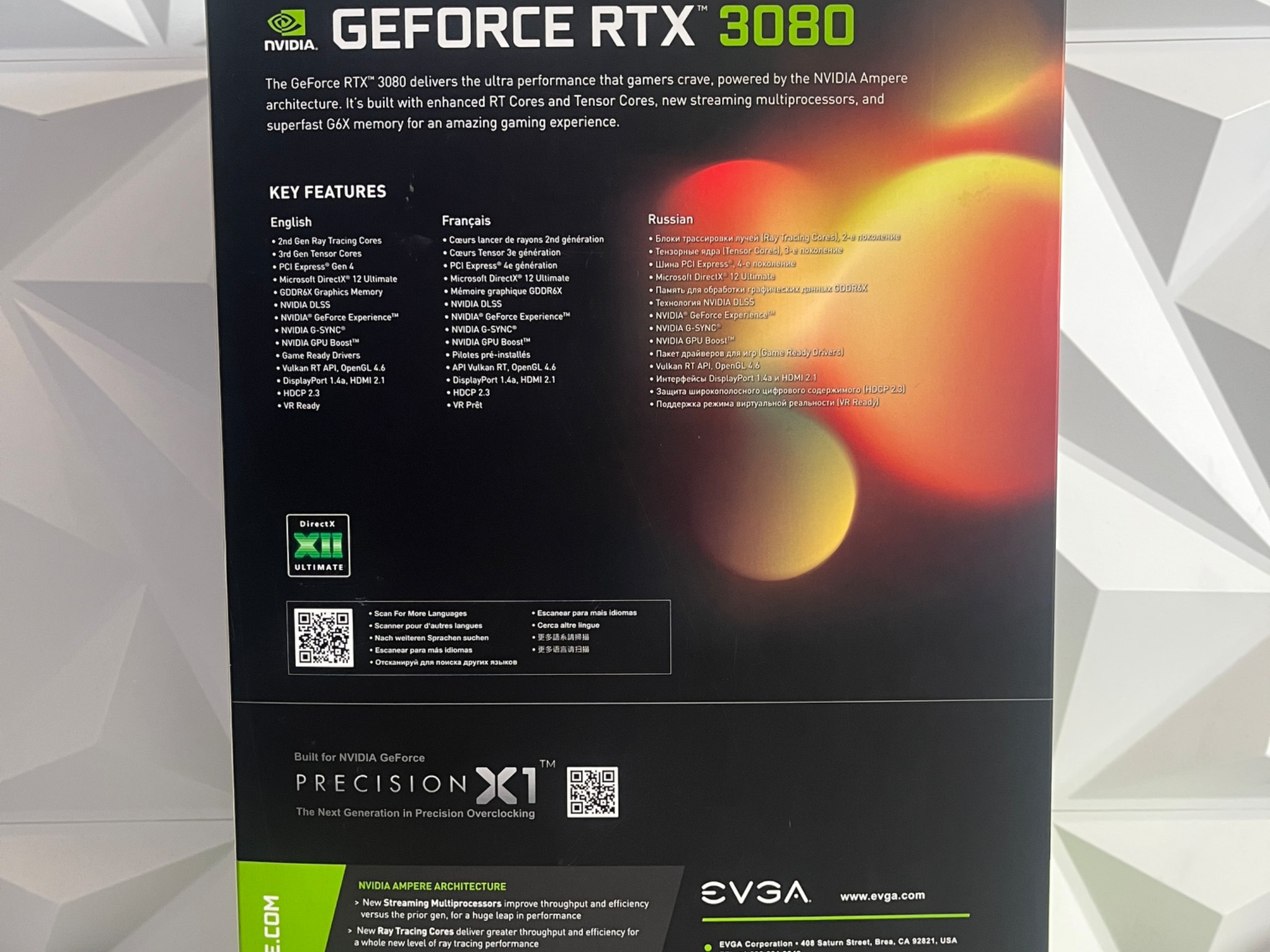 EVGA RTX 3080 FTW3 Ultra 10GB