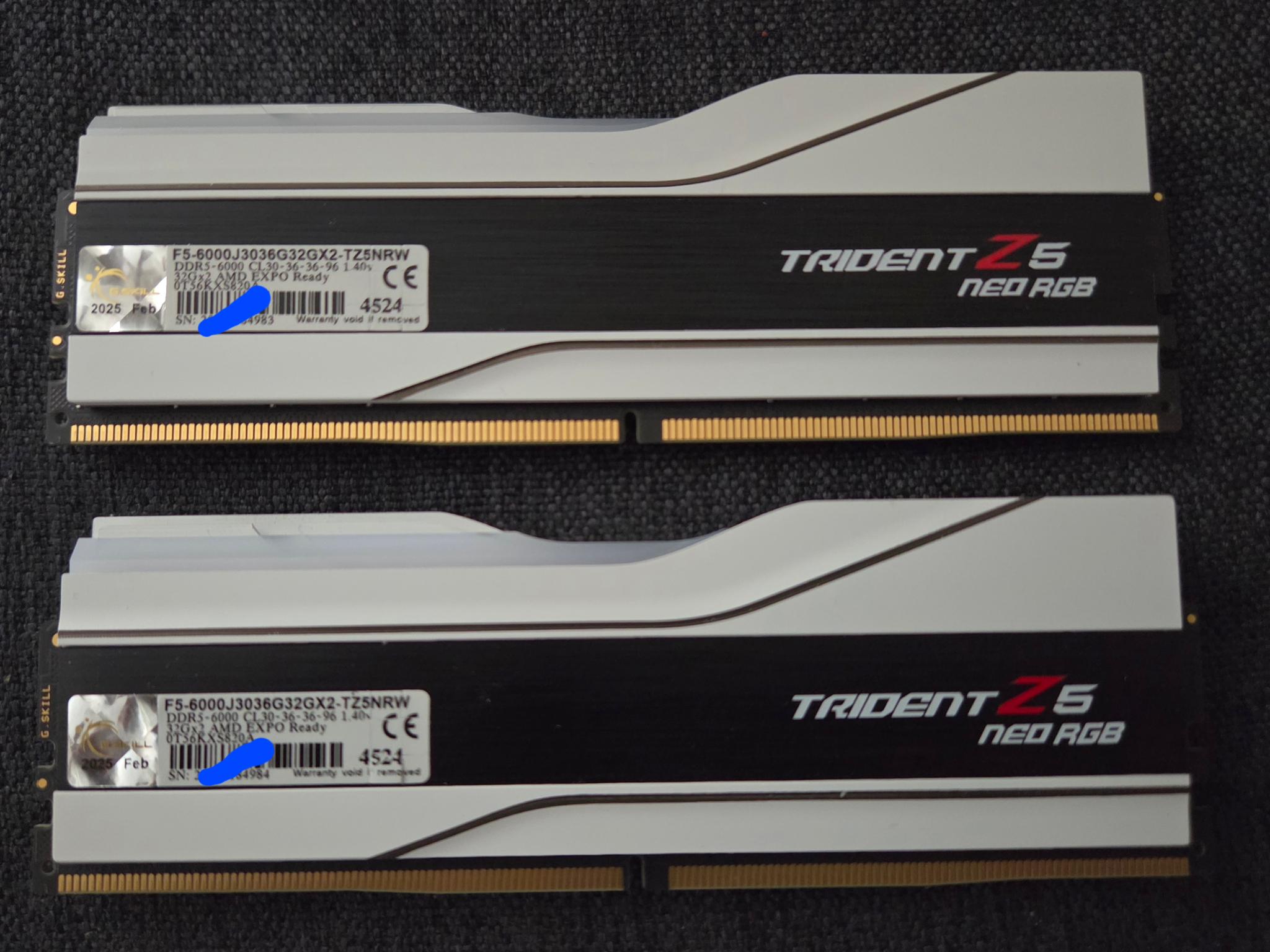 G.Skill Trident Z5 Neo RGB 64GB DDR5-6000 (2x32GB)