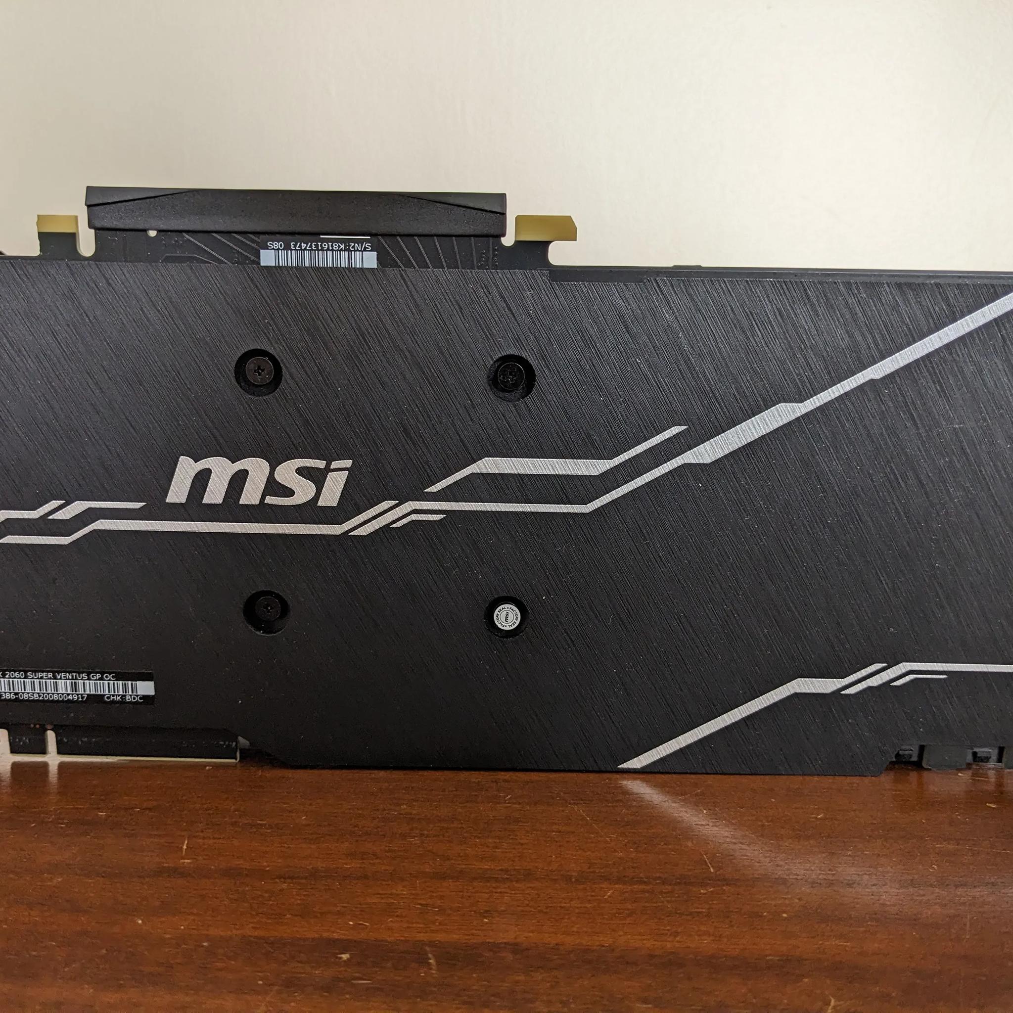 MSI RTX 2060 SUPER 8 GB VENTUS OC Used Great Condition