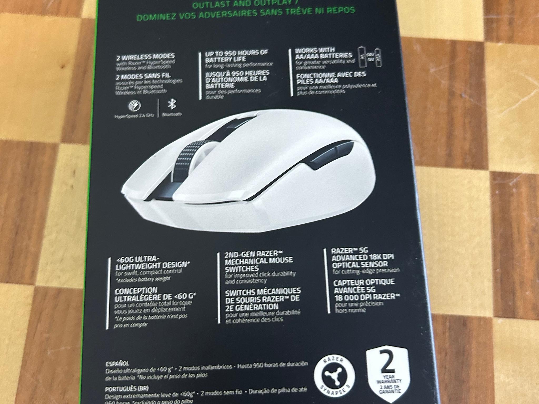 Razer Orochi V2 White Edition Wireless Mouse