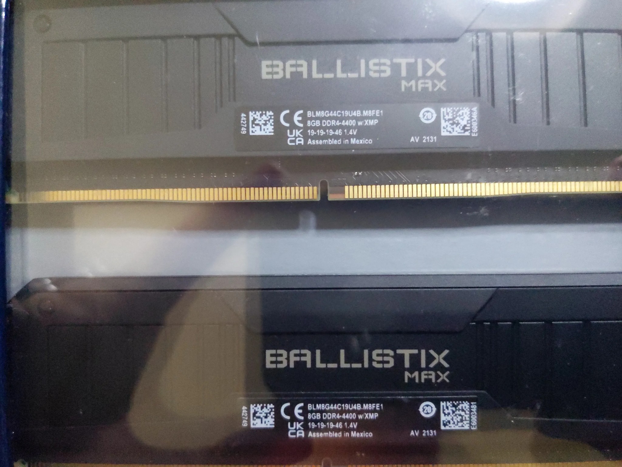 4400MHz Crucial Ballistix MAX 16 GB (2 x 8 GB) DDR4-4400 CL 19 Memory