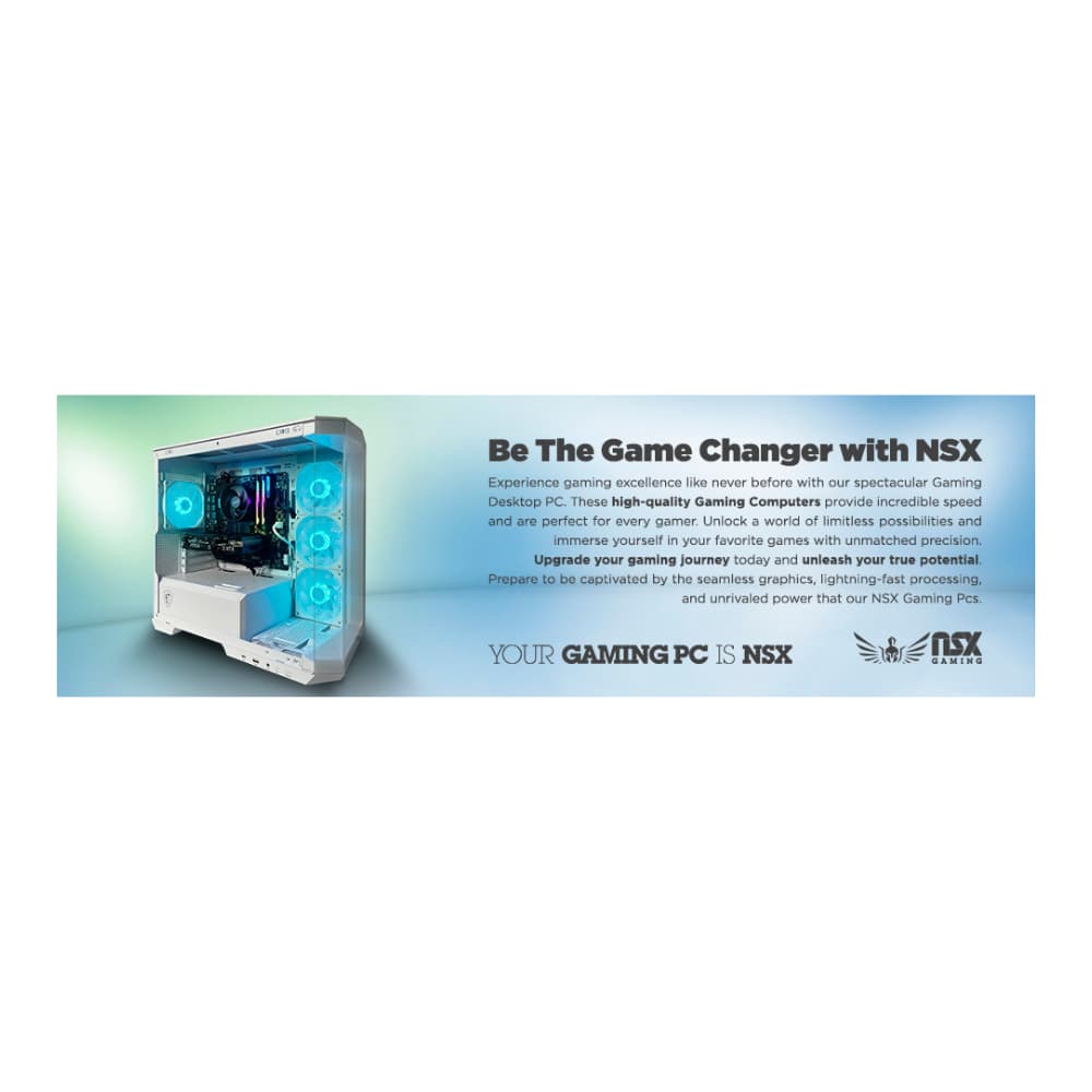 Pro White PC Gamer | R7 5700X | 16 GB RAM | 1 TB SSD | GeForce RTX 3060 | Win 11 Home