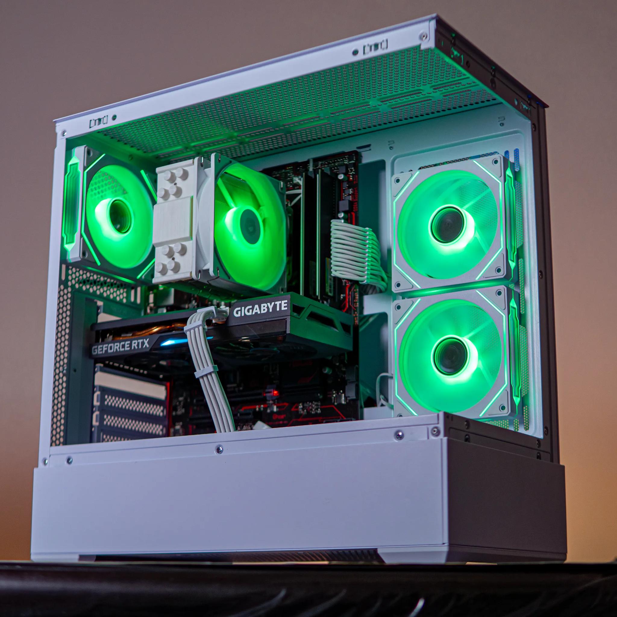 👾RTX 3060Ti + Ryzen 5 3600 White Gaming PC | Wifi + BT👾