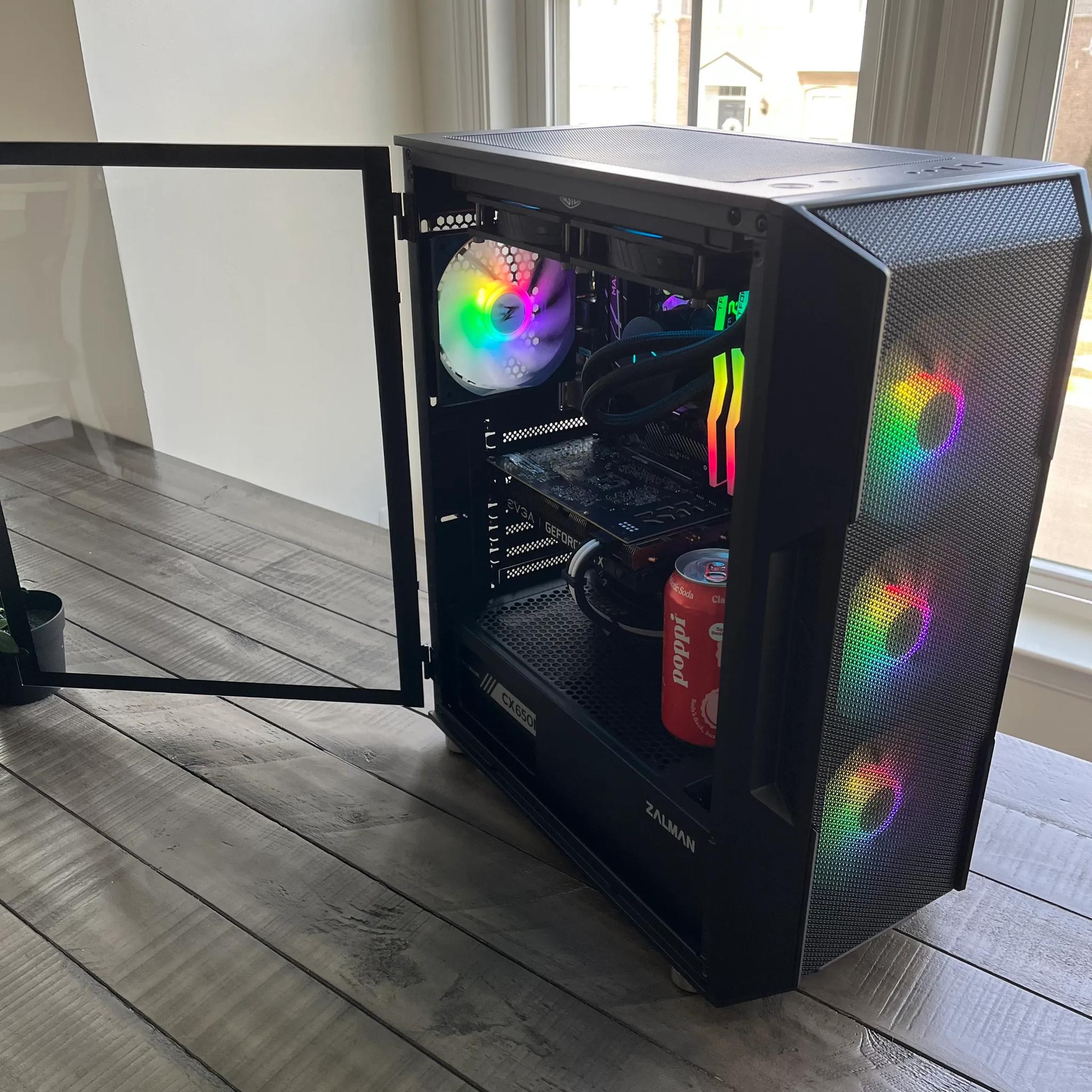 🥶 1440P FREEZER Gaming PC Ryzen 7 5800X | EVGA RTX 3060 12GB | 32GB RAM | 1TB NVME
