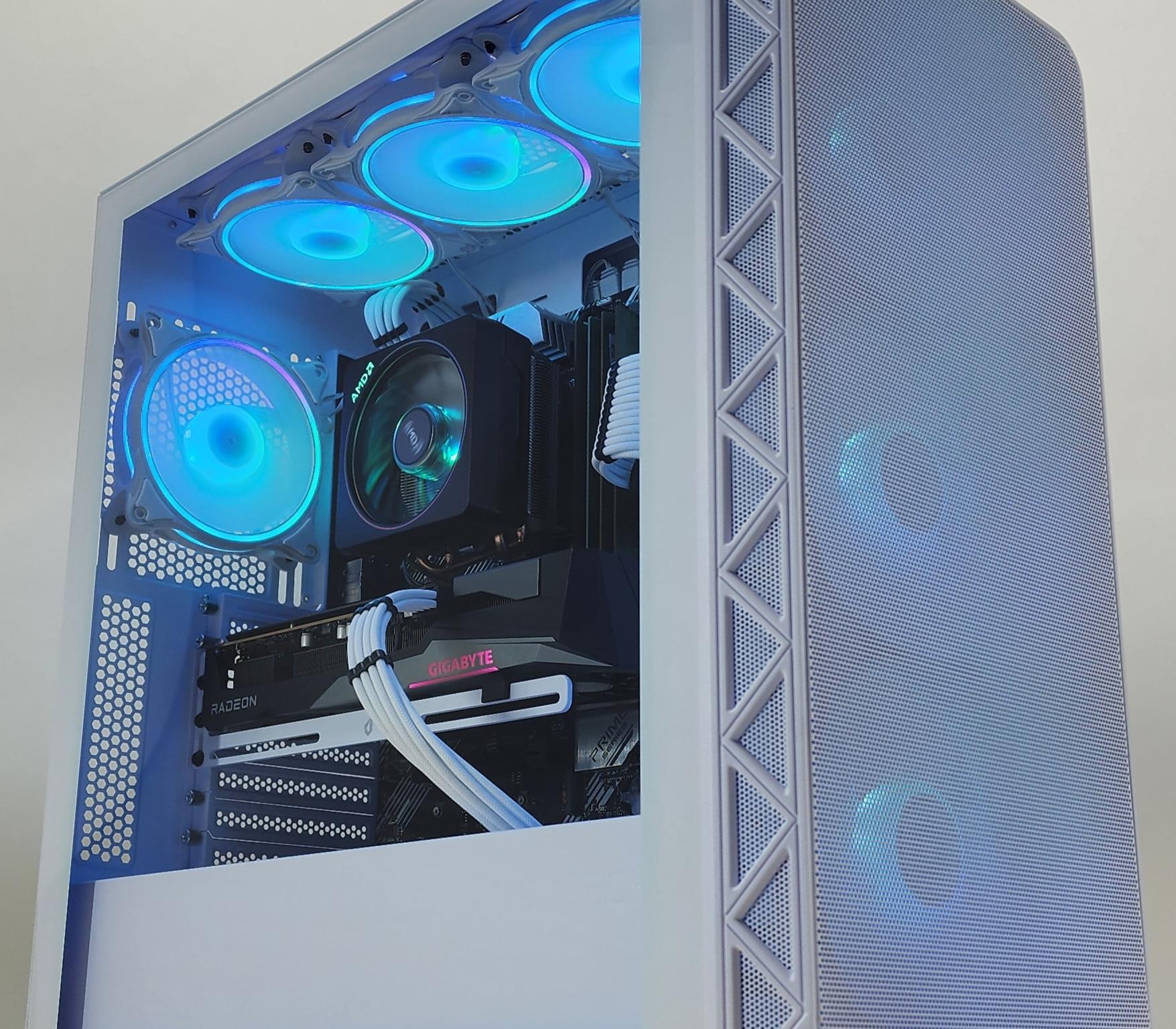 Gaming PC Ryzen 5 5500 16GB RAM 1TB SSD RX 7600 8GB Windows 11 Computer
