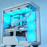 🧊❄️Icy Frost  Gaming PC🌬️AMD RX 7800 XT 16GB❄️AMD Ryzen 7 7700❄️32GB DDR5❄️1TB NVME