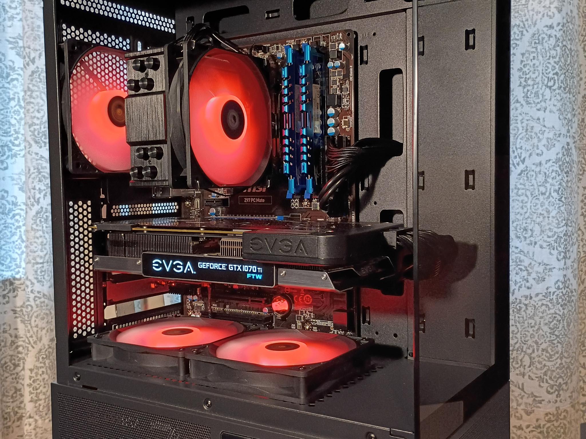⚡️ Nvidia 1080p Intel 4.0GHz Gaming PC – EVGA GTX 1070 Ti | G.SKILL 16GB RAM | ARGB | FAST BOOT ⚡️