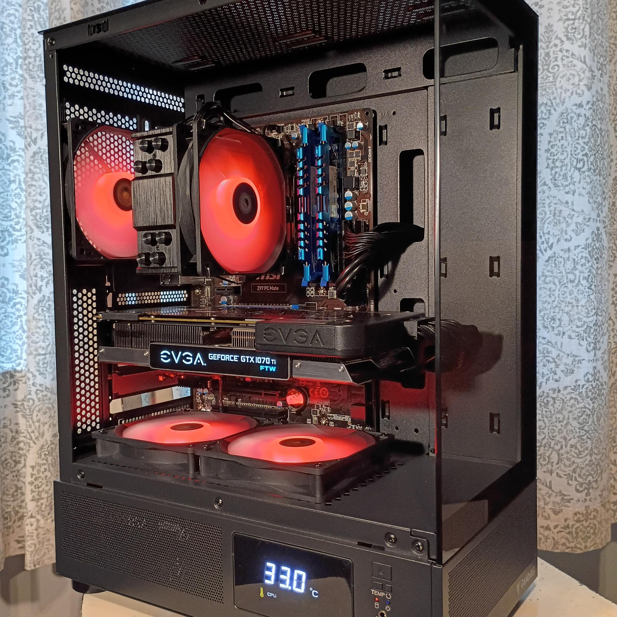 ⚡️ Nvidia 1080p Intel 4.0GHz Gaming PC – EVGA GTX 1070 Ti | G.SKILL 16GB RAM | ARGB | FAST BOOT ⚡️