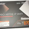 MSI PRO X870-E P WiFi AM5 DDR5 Motherboard PCIe 5.0