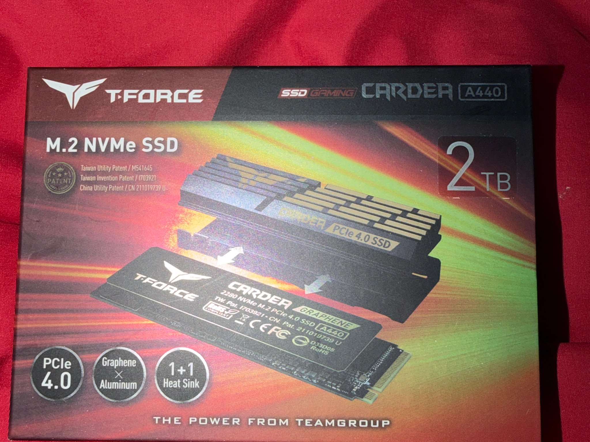 T-Force Cardea A440 2TB NVME SSD Brand New
