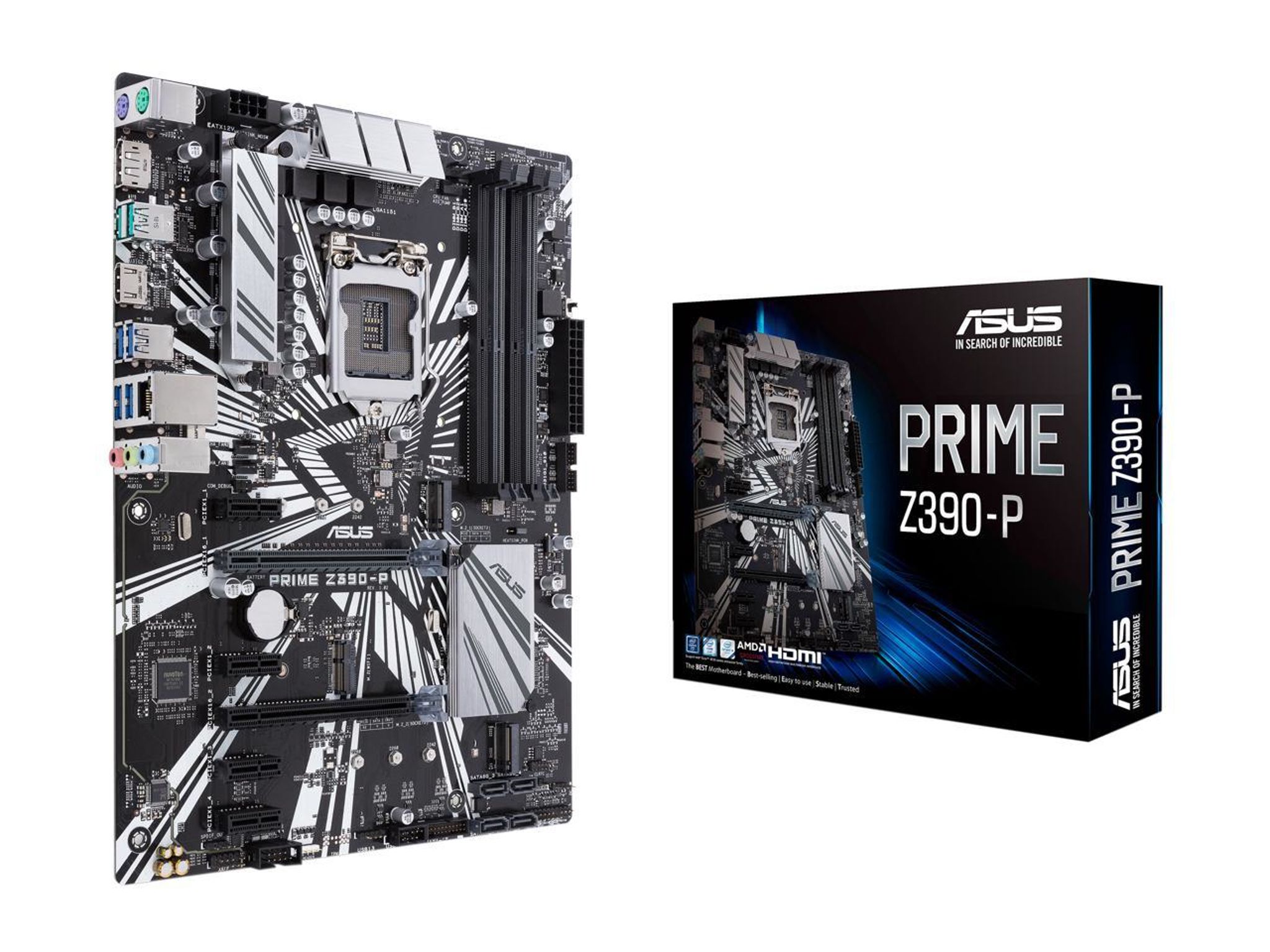ASUS Prime Z390-P LGA 1151 (300 Series) Intel Z390 SATA 6Gb/s ATX Intel Motherboard