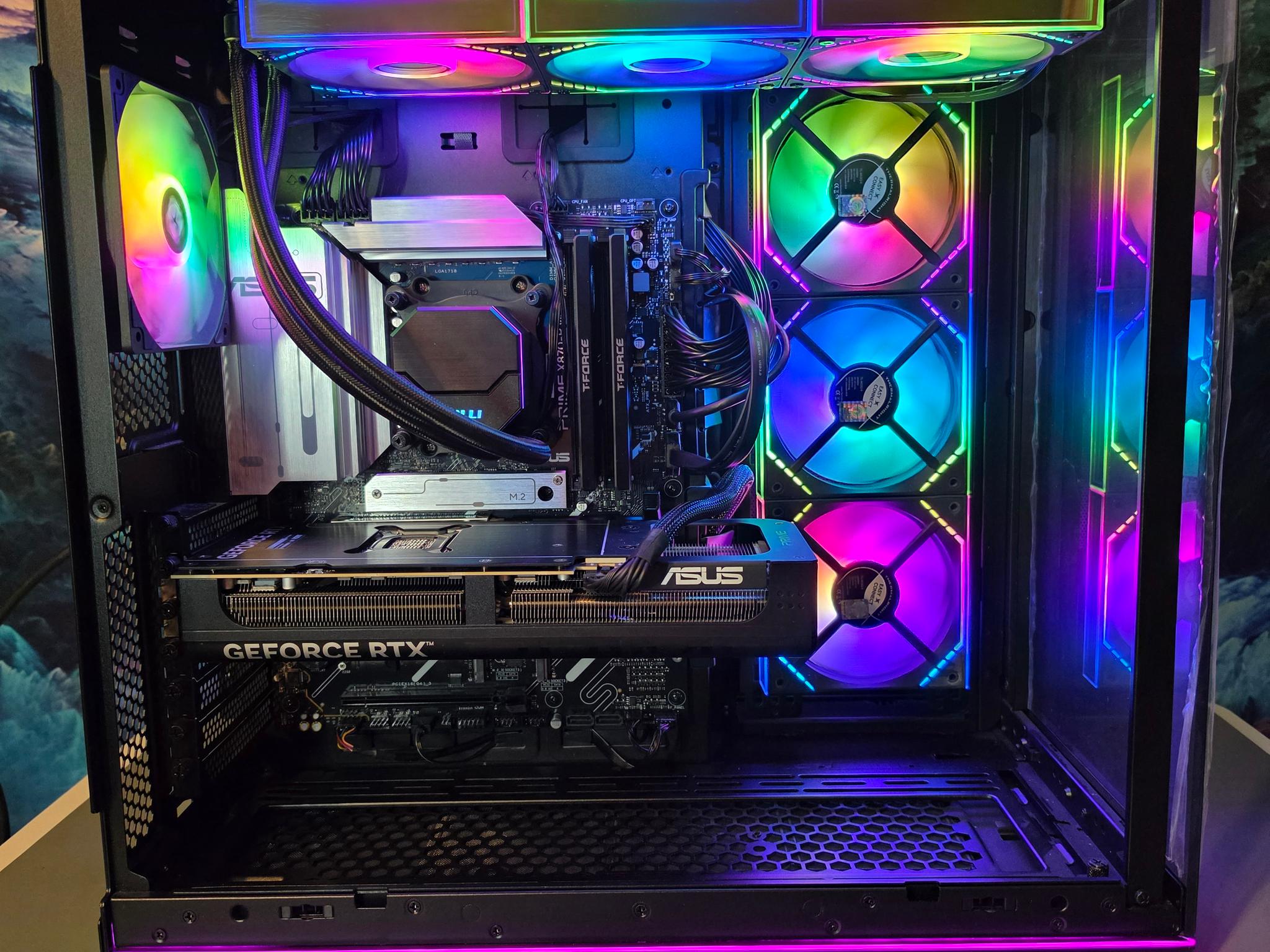 ASUS PRIME RTX 5070ti 16gb + Ryzen 9800x3d PC Build #69