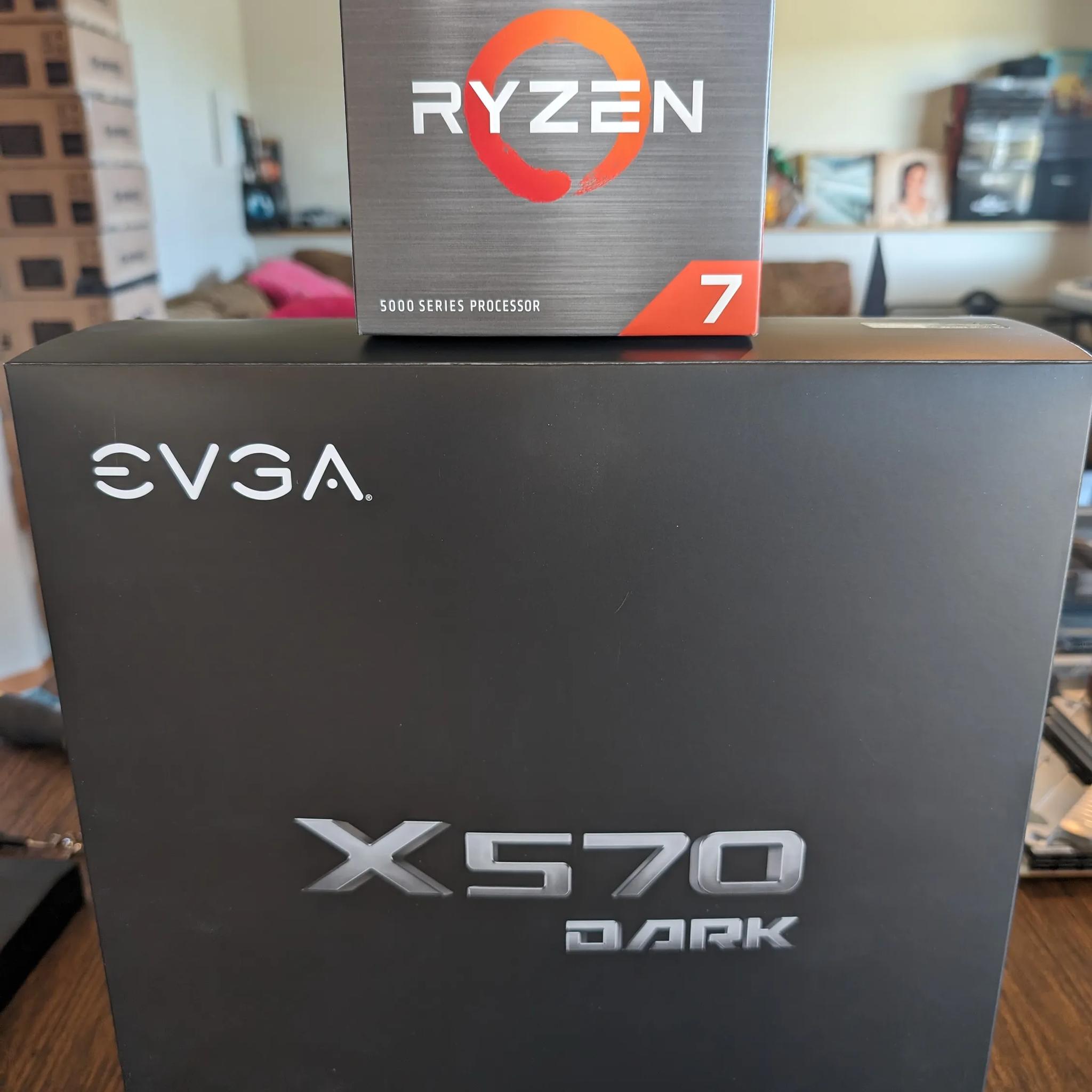 Motherboard/CPU Combo: EVGA X570 Dark w/AMD 5800X3D CPU
