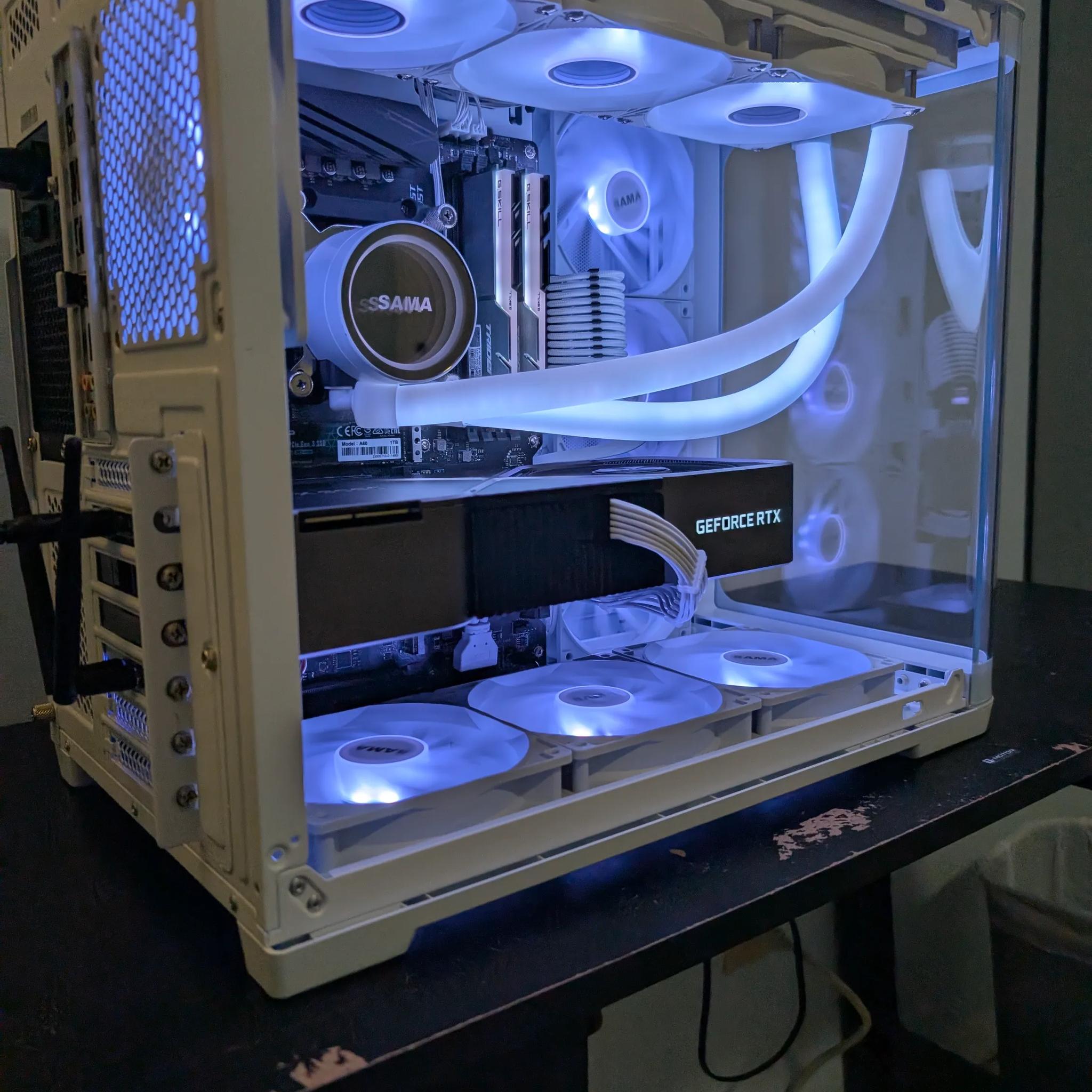 Top Tier RTX 4k Gaming PC - Ryzen 7 5800x3d | RTX 3090 | DDR4 32 GB 3600 | 1 TB NVME Liquid Cooled