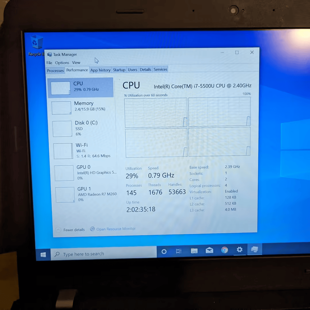 Lenovo Thinkpad E450 14" Laptop | i7, 16GB, 256GB SSD +Extras