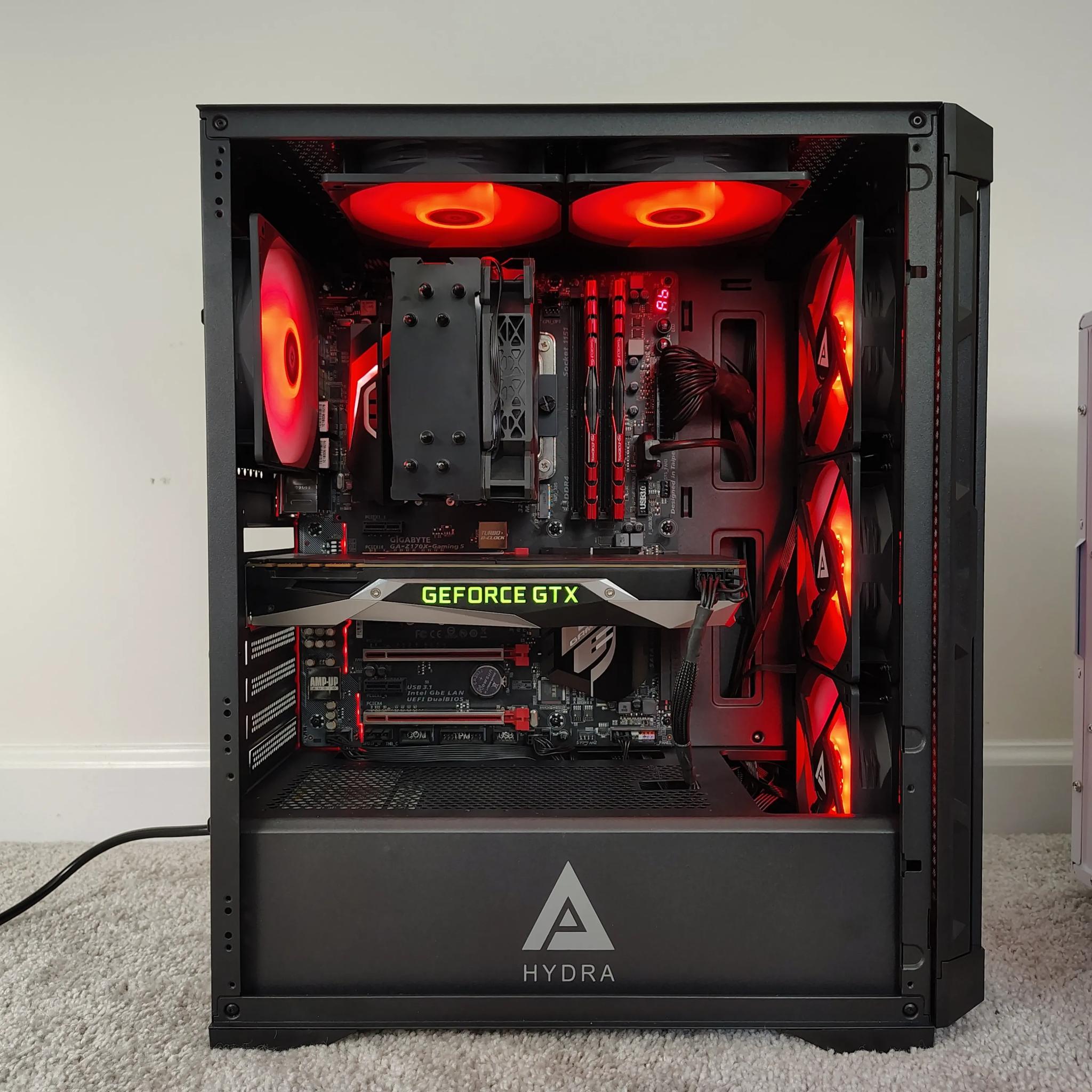 [SALE-$30 OFF]𝓕𝓞𝓤𝓝𝓓𝓡𝓨| GTX 1070 FE, i7-6700k, 16GB RAM, 1TB SSD Gaming PC 1440p - GLACIAL