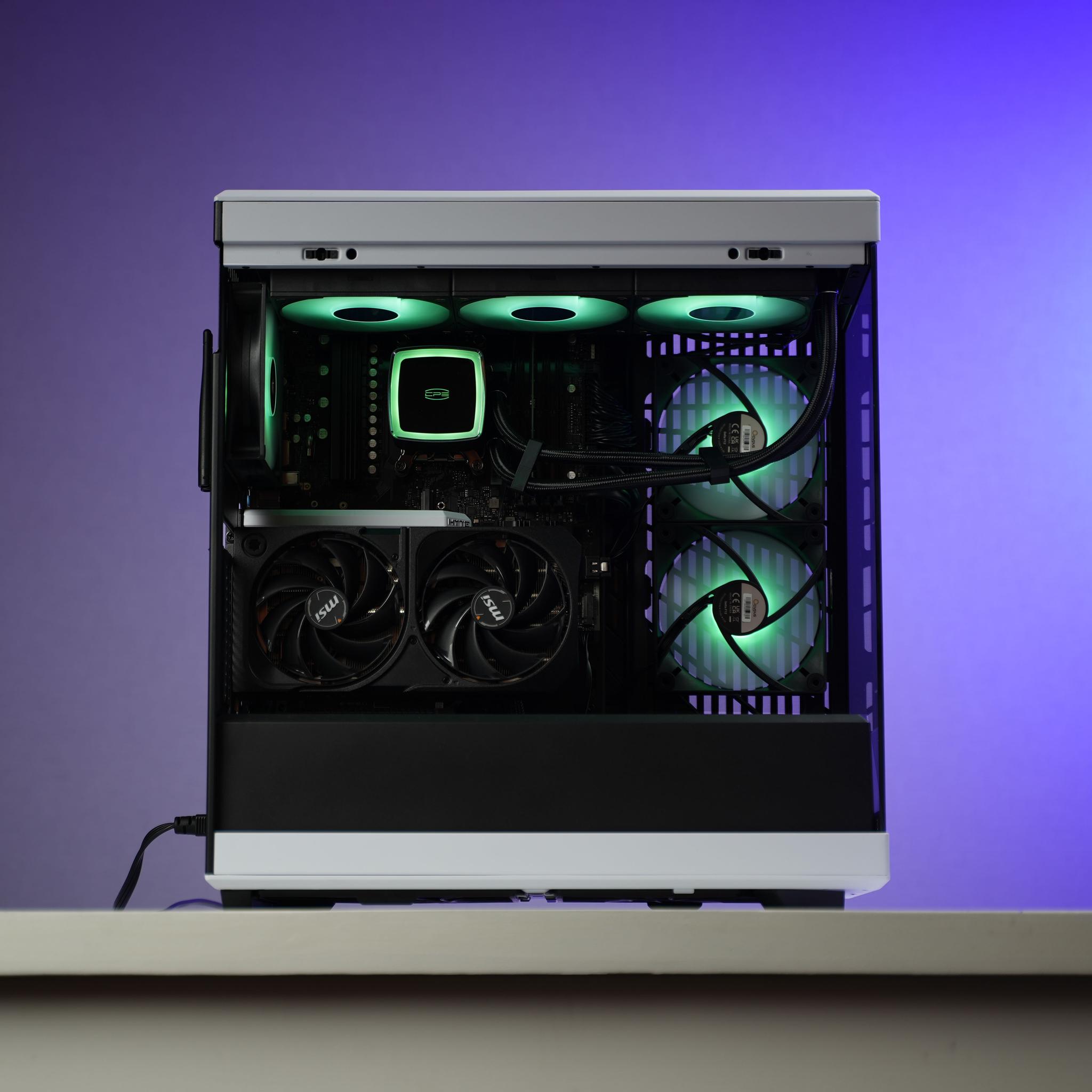 \ PF-00 / RTX 5070 Ryzen 7 7800X3D 32GB 2TB Windows 11 Workstation Gaming PC