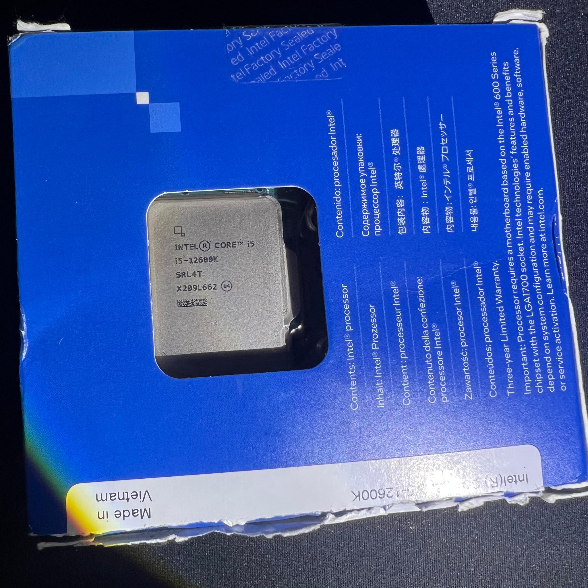 Intel Core i5-12600K