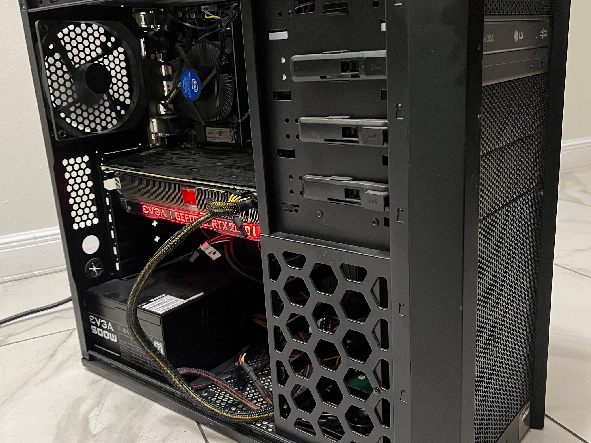 NVIDIA RTX 2070, Intel i7-7700, 16GB RAM, 3.1TB Storage - Gaming PC w/Wi-Fi, BT