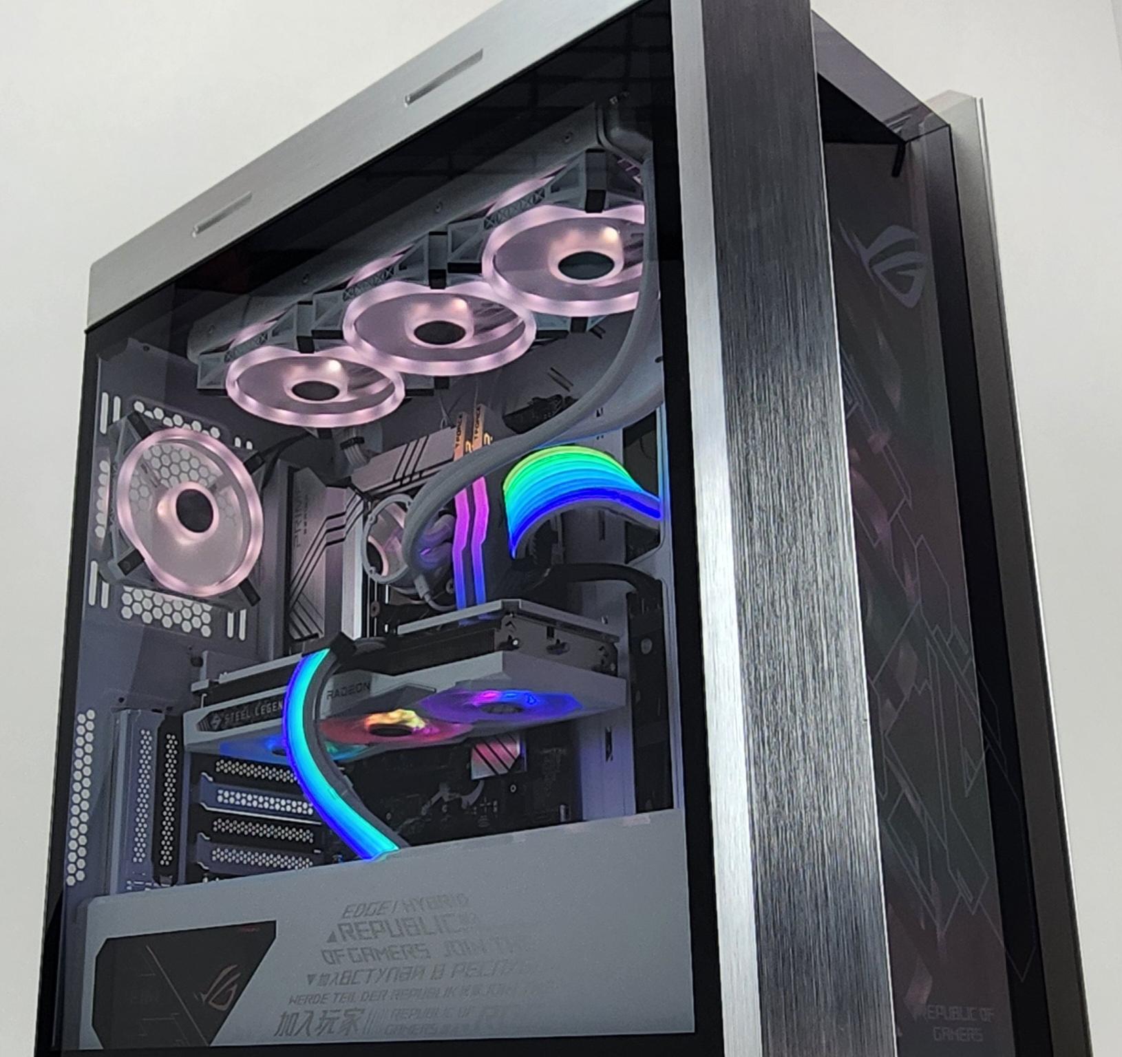 Gaming PC i9-14900K 32GB RAM 1TB SSD RX 7600 XT 16GB Windows 11 Computer