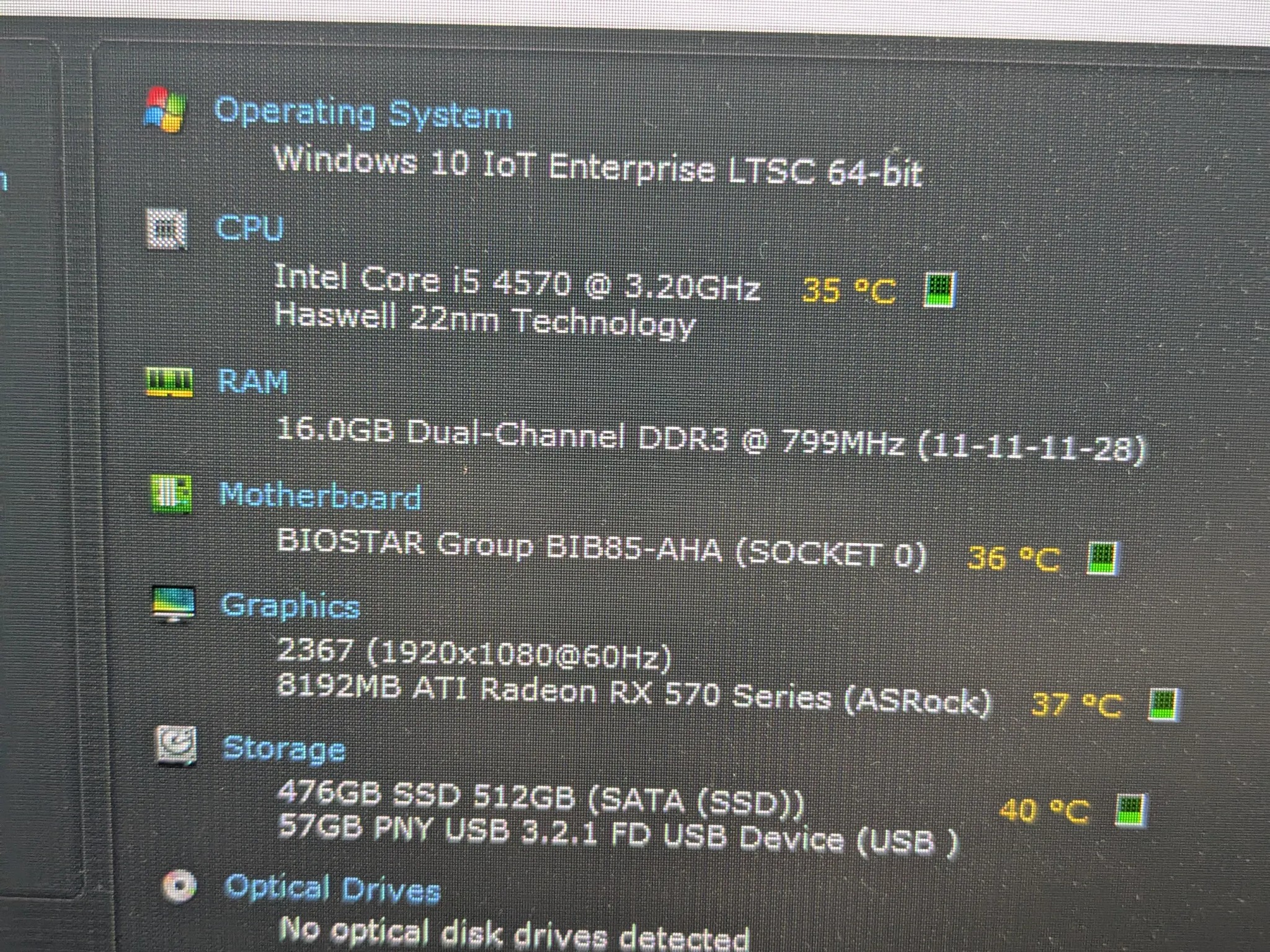 90 FPS Fortnite | 180 Day Warranty | i5-4570 , 16GB RAM, 480GB SSD, RX 570 8GB, RGB, Wifi