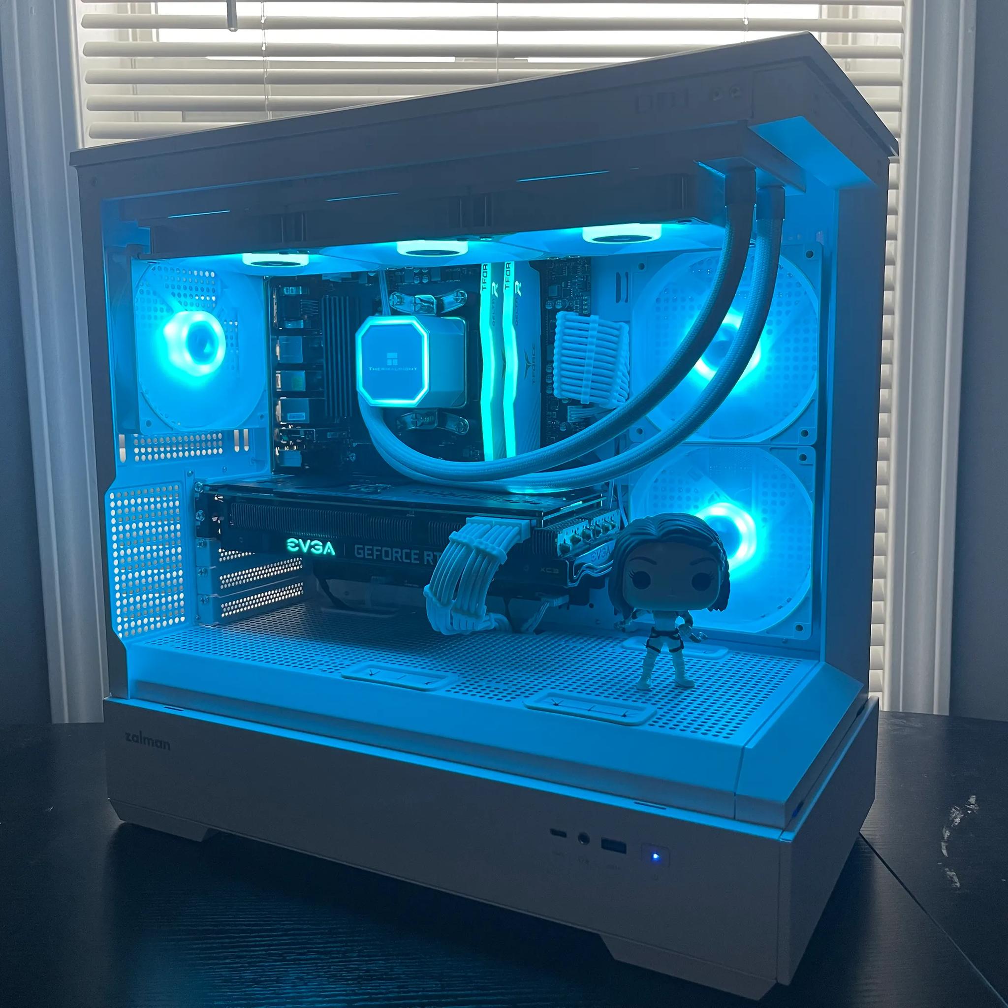 ⚪White Widow⚪🌊Liquid Cooled🌊 RTX 3080 | Ryzen 7 5800X | 1TB NVME | 32GB RAM