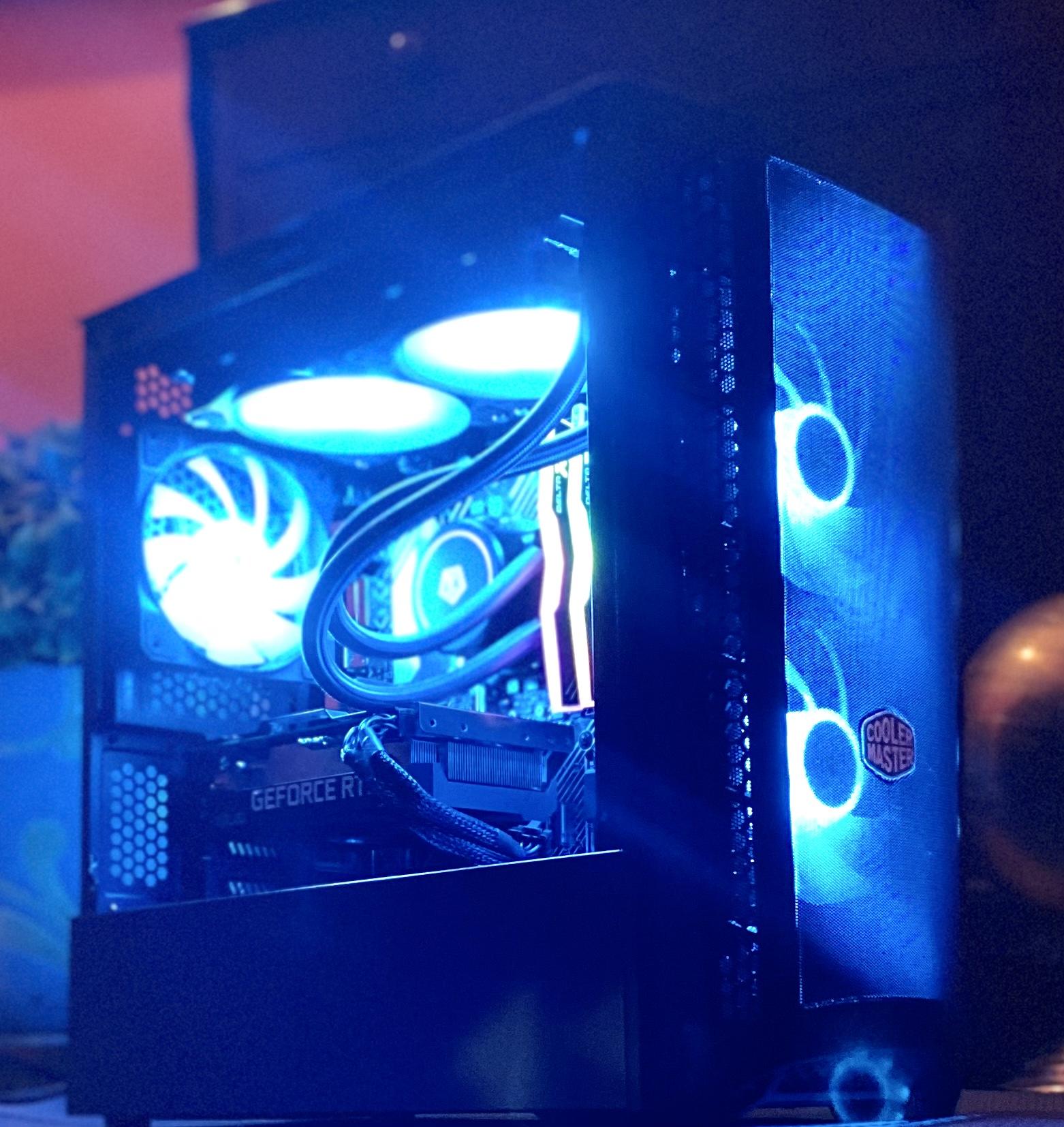 “Dark Comet” Intel 10105F (Comet ☄️ Lake)| RTX 3050| 16GB TFoRce RGB DDR4| NVMe/SSD=1TB | Windows 11