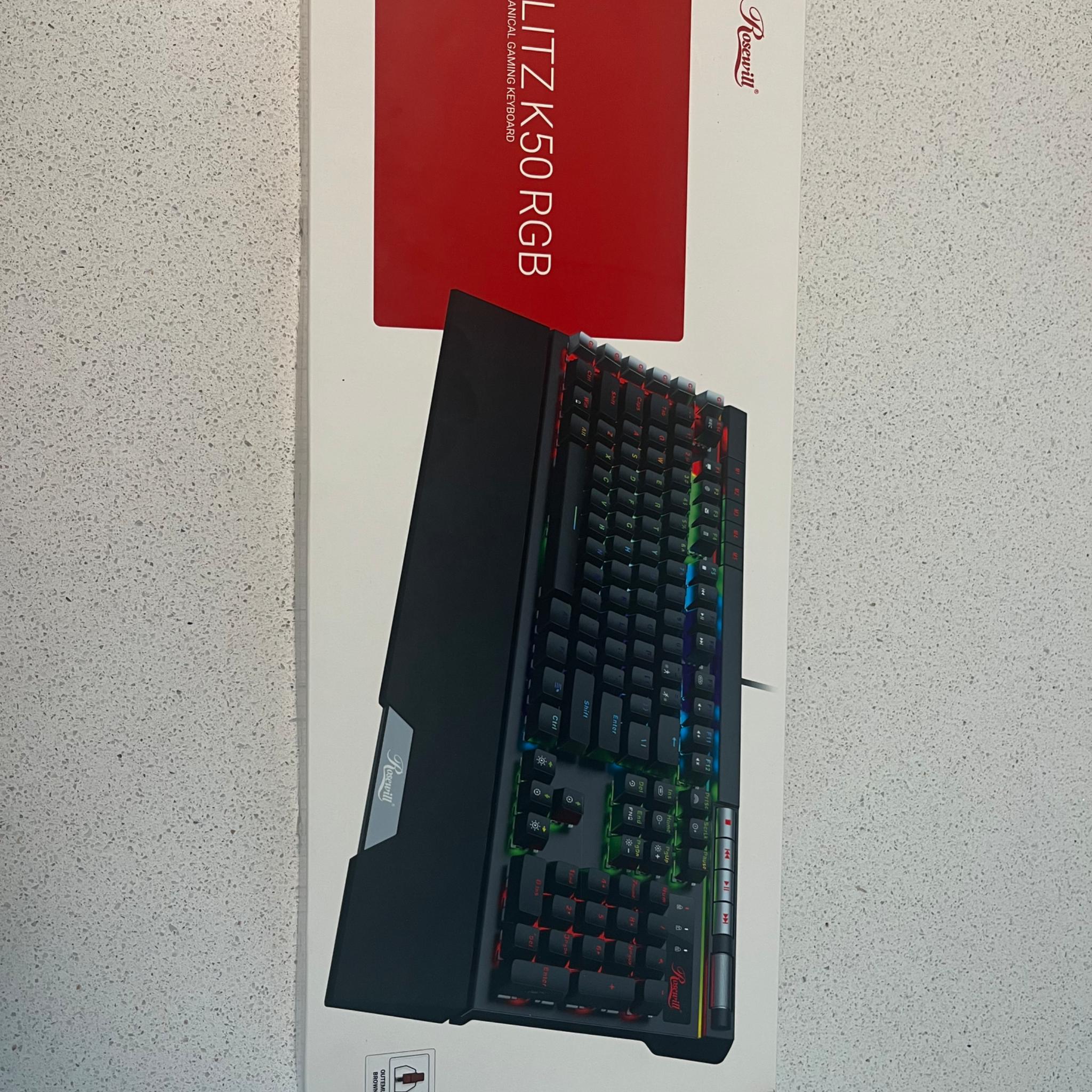 Rosewill Blitz K50 Mechanical Keyboard (Outemu Brown Switches):