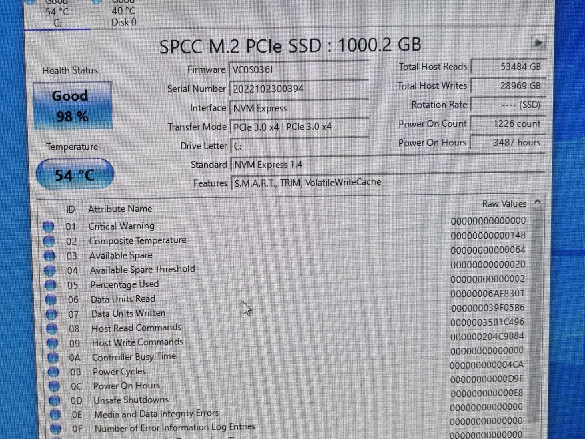 Silicon Power P34A60 1TB M.2 2280 NVMe PCIe Gen3x4 3D NAND SSD