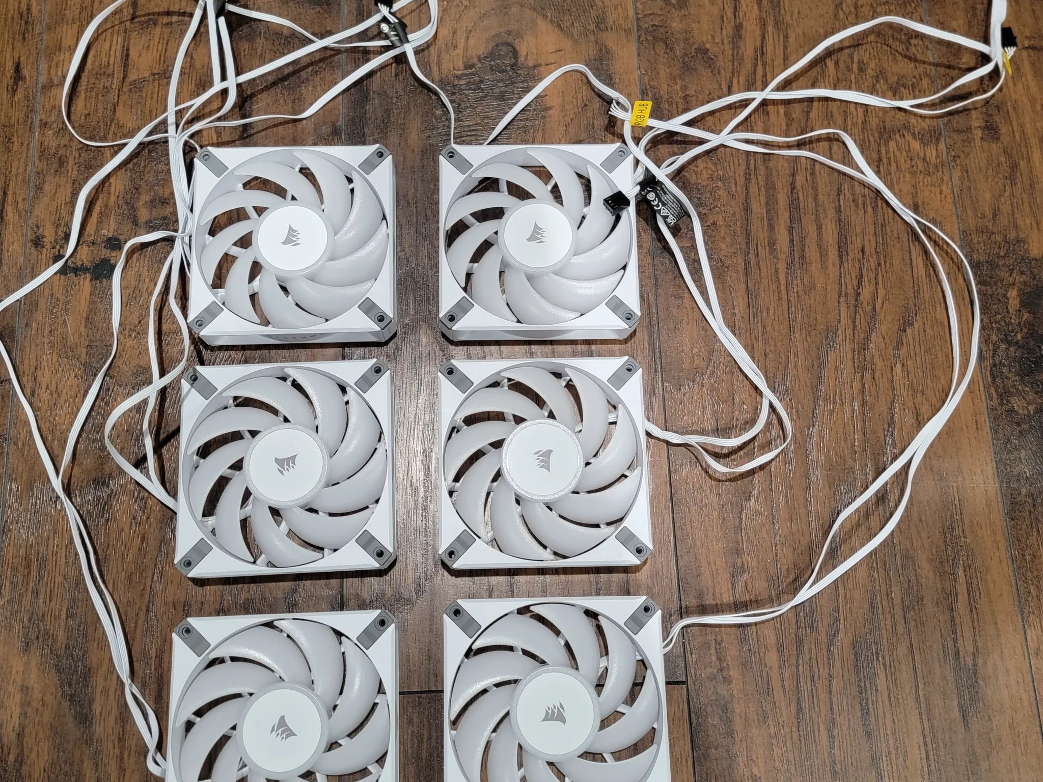 Corsair AF120 RGB Elite fans(3 each)